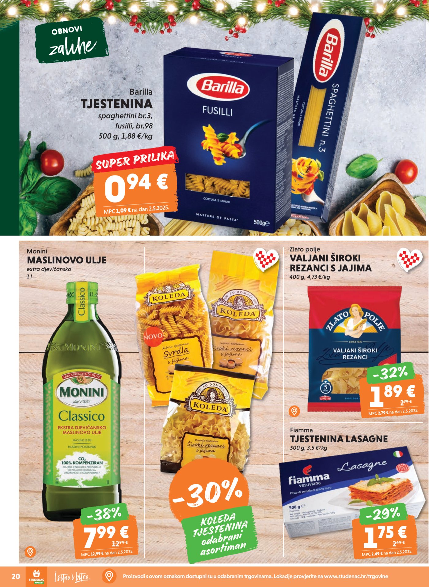 Studenac katalog Akcija 10.12. - 16.12.2025.