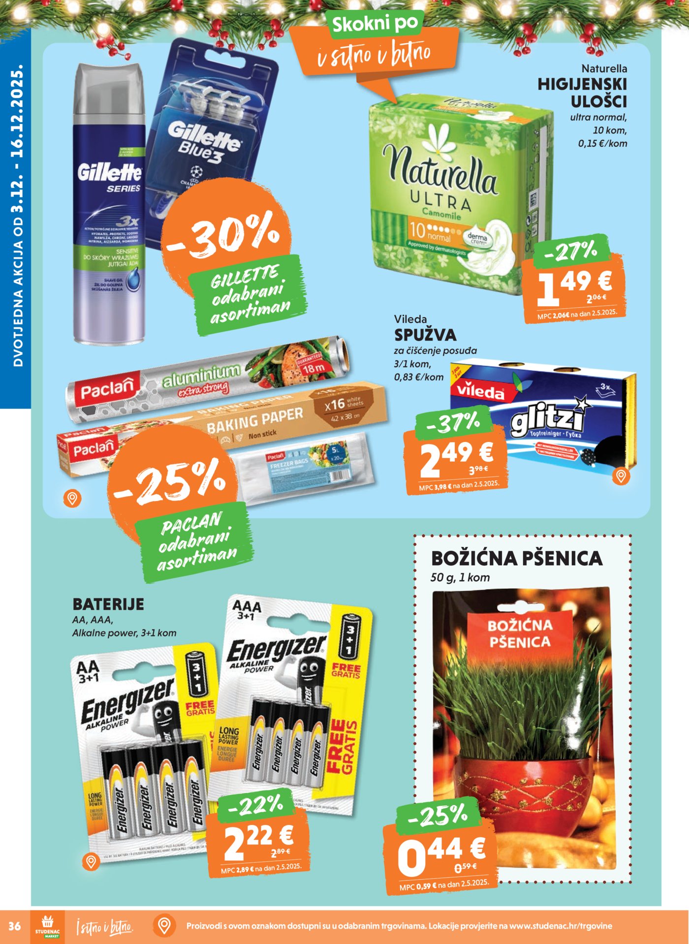 Studenac katalog Akcija 10.12. - 16.12.2025.