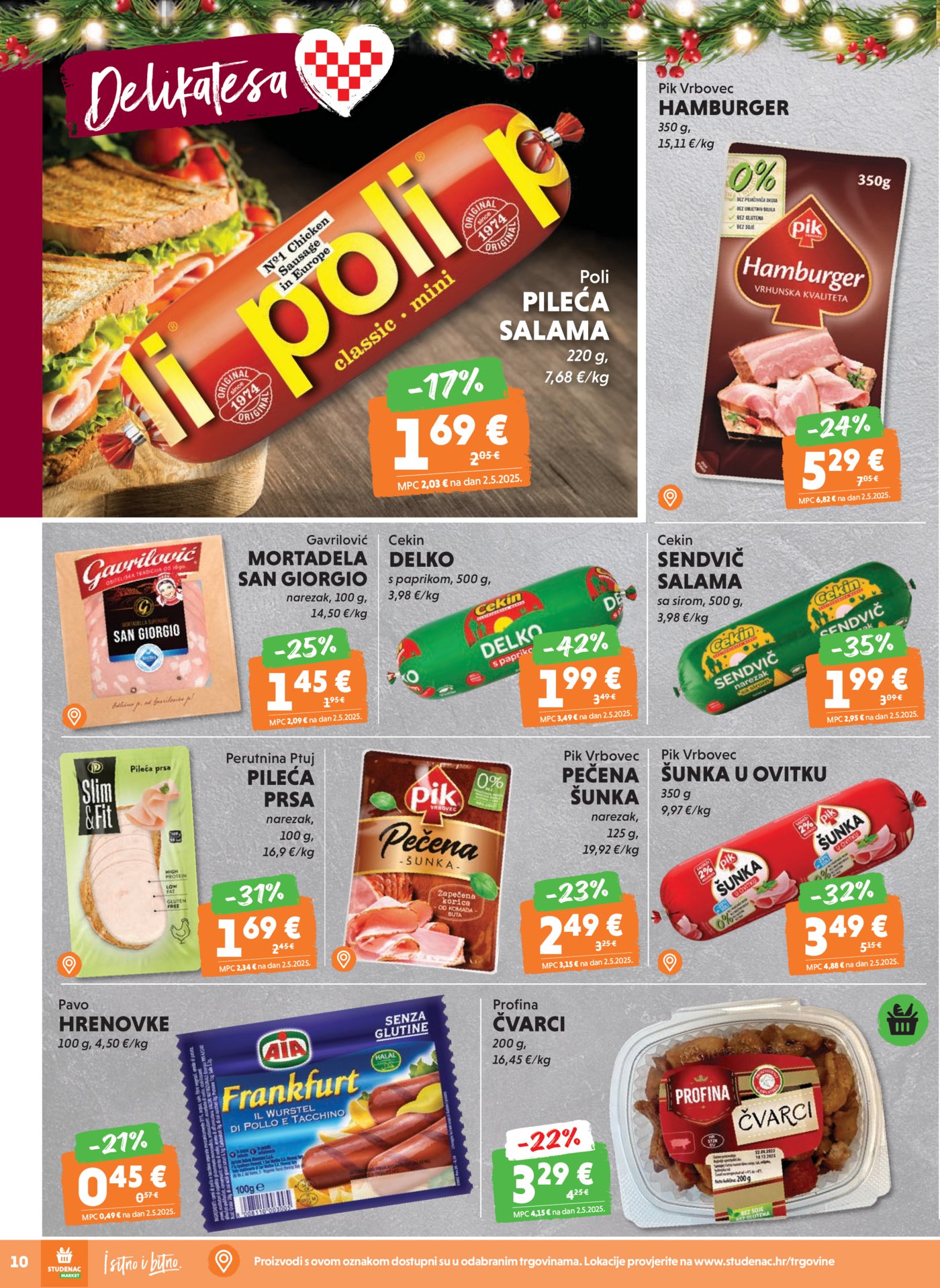 Studenac katalog Akcija 10.12. - 16.12.2025.