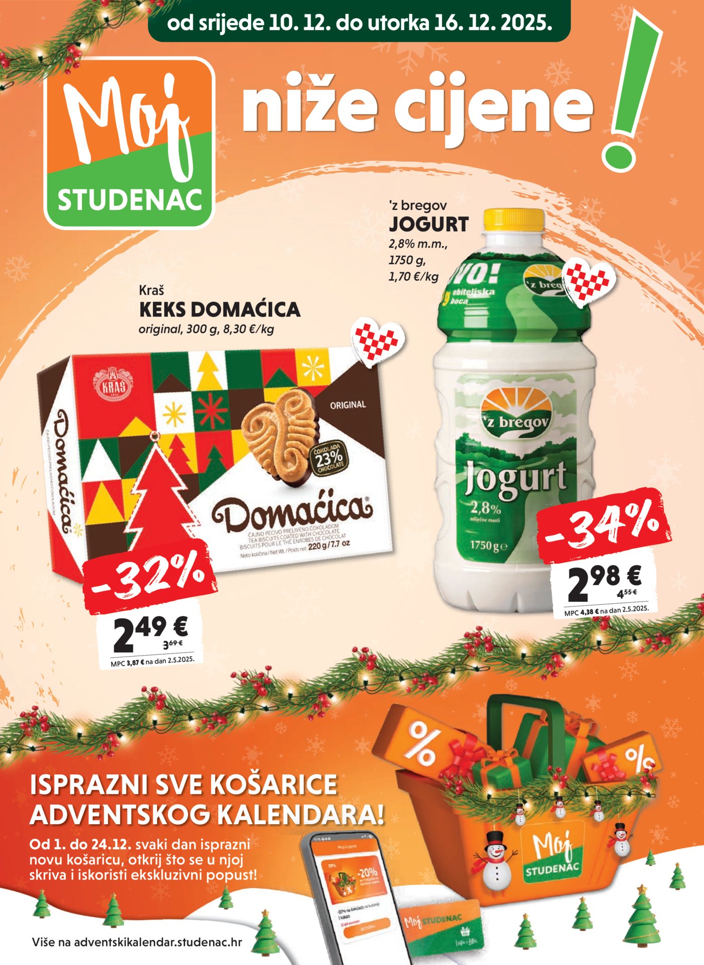 Studenac katalog Moj Studenac 10.12. - 16.12.2025.