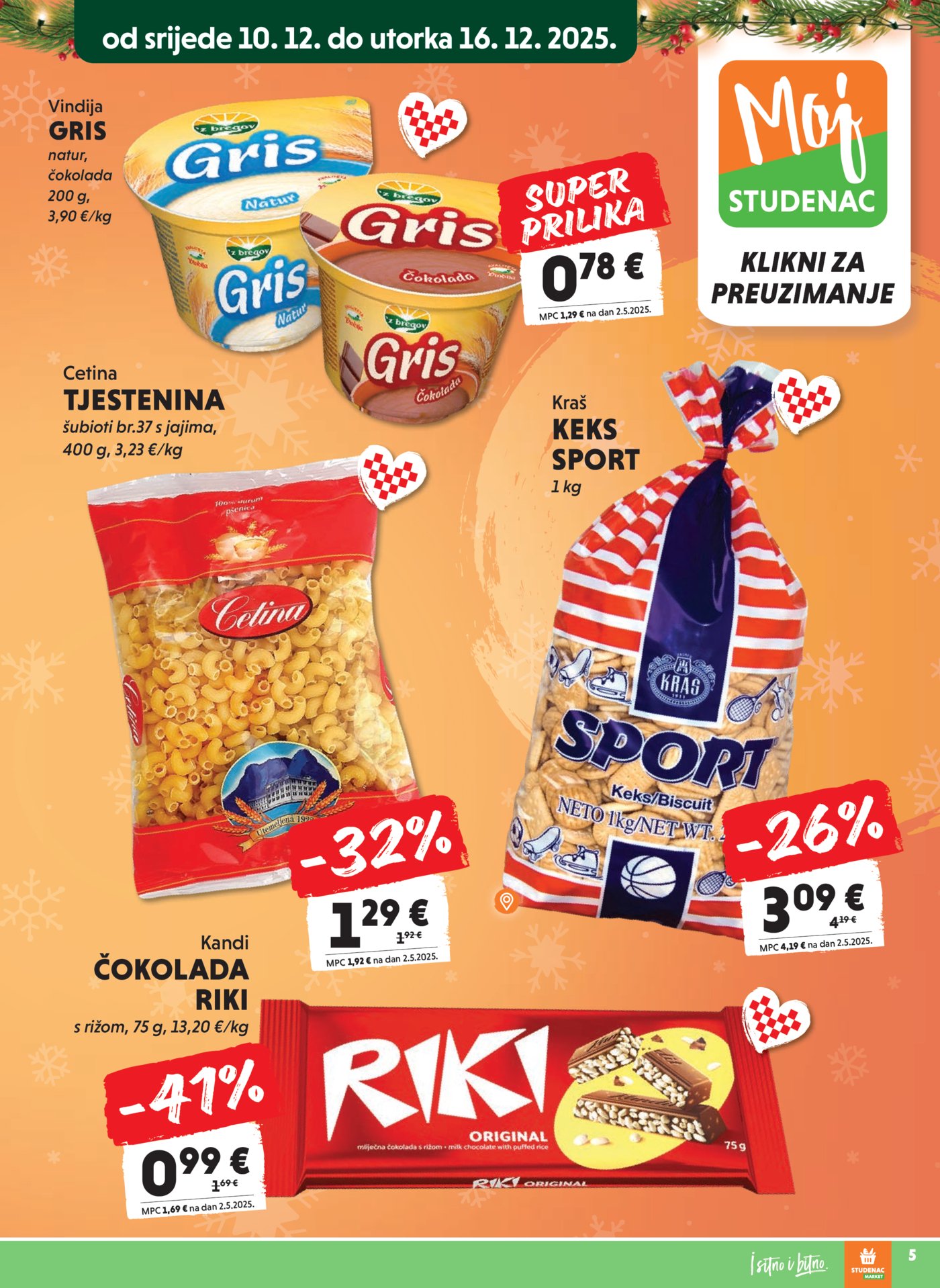 Studenac katalog Moj Studenac 10.12. - 16.12.2025.