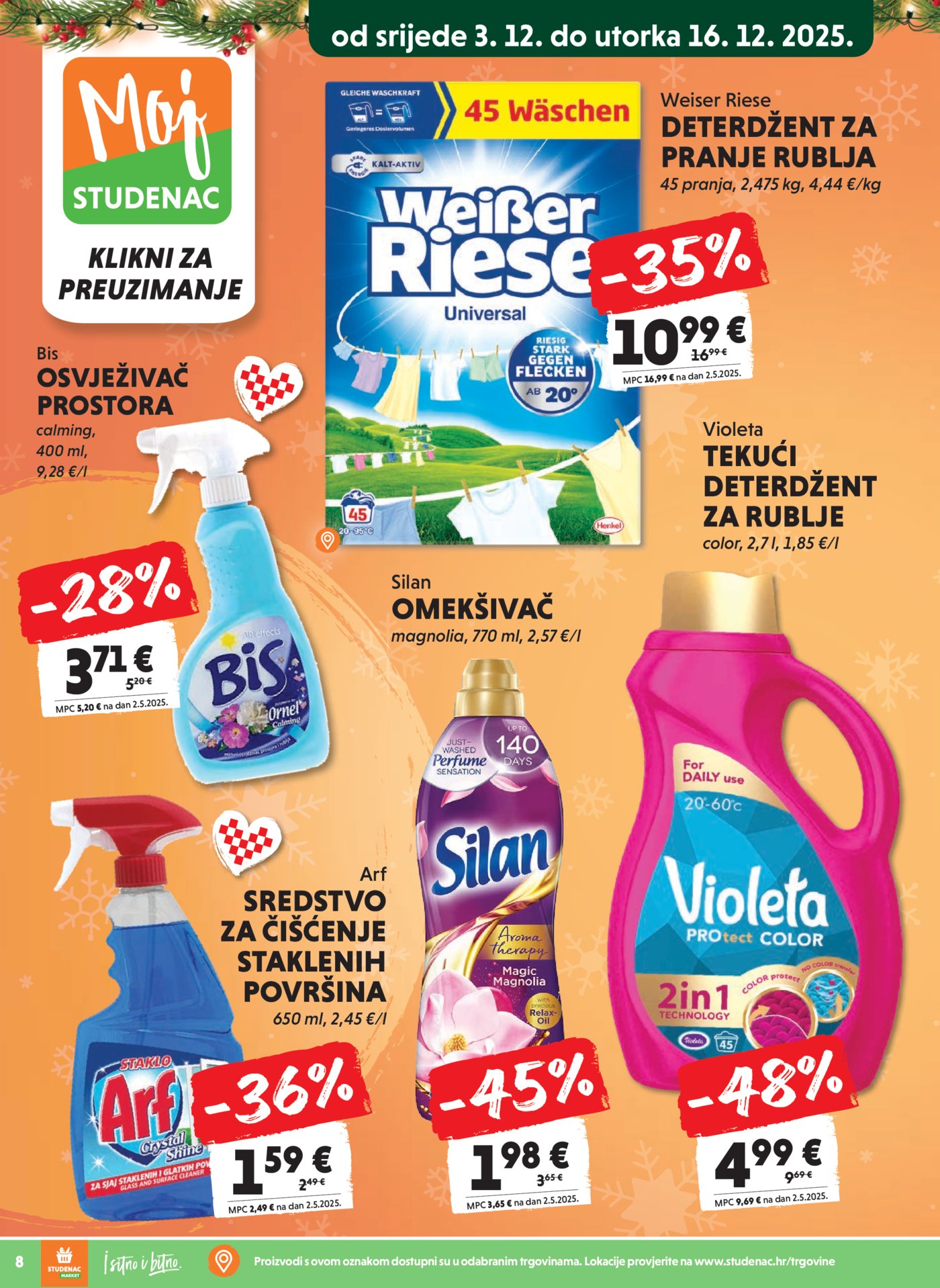Studenac katalog Moj Studenac 10.12. - 16.12.2025.
