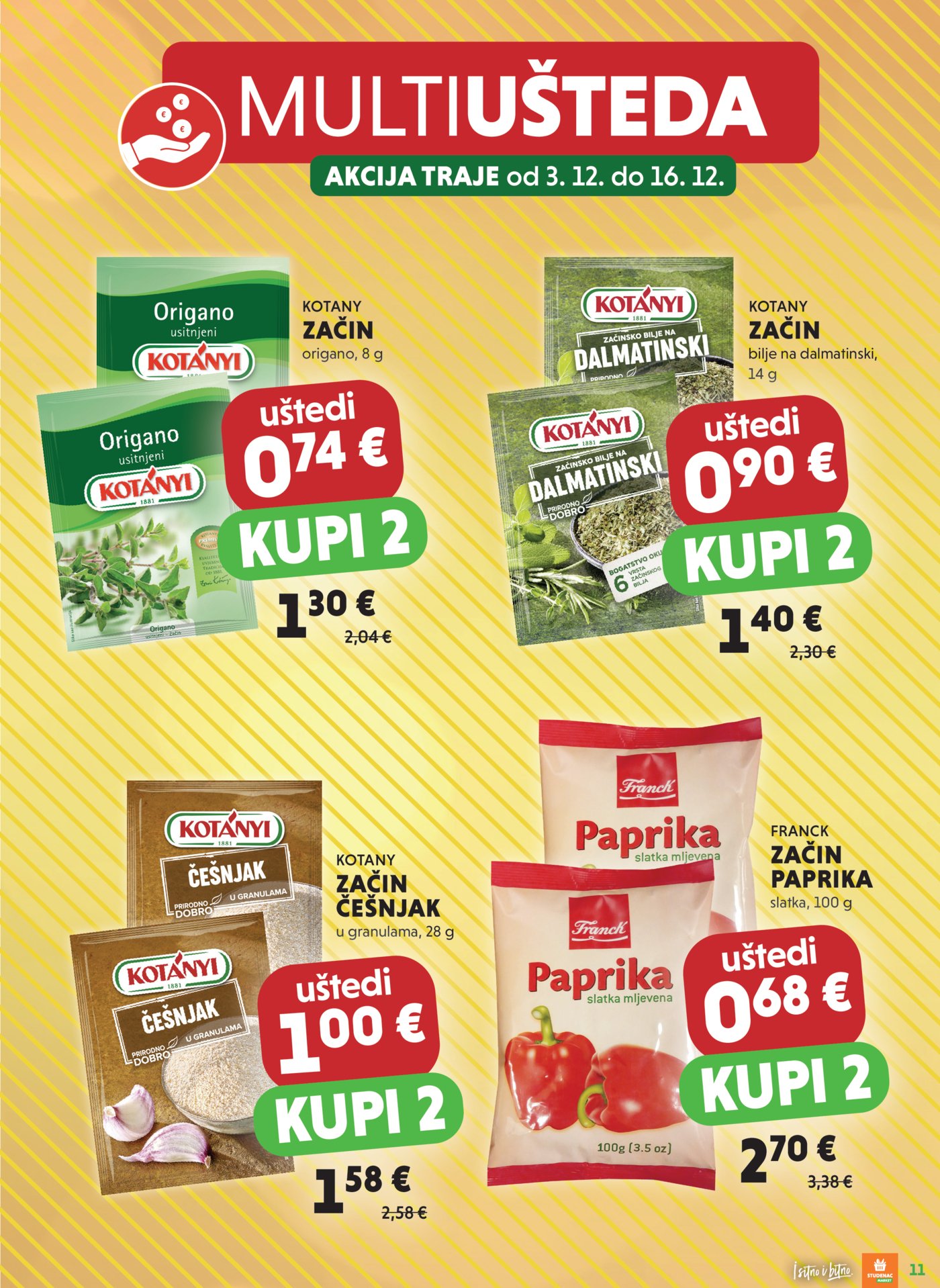 Studenac katalog Multiušteda 03.12. - 16.12.2025.