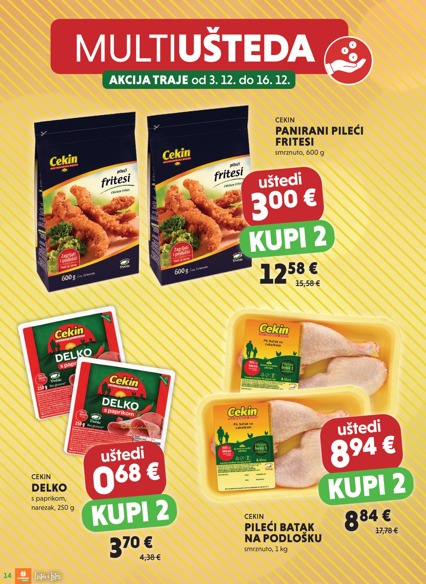 Studenac katalog Multiušteda 03.12. - 16.12.2025.