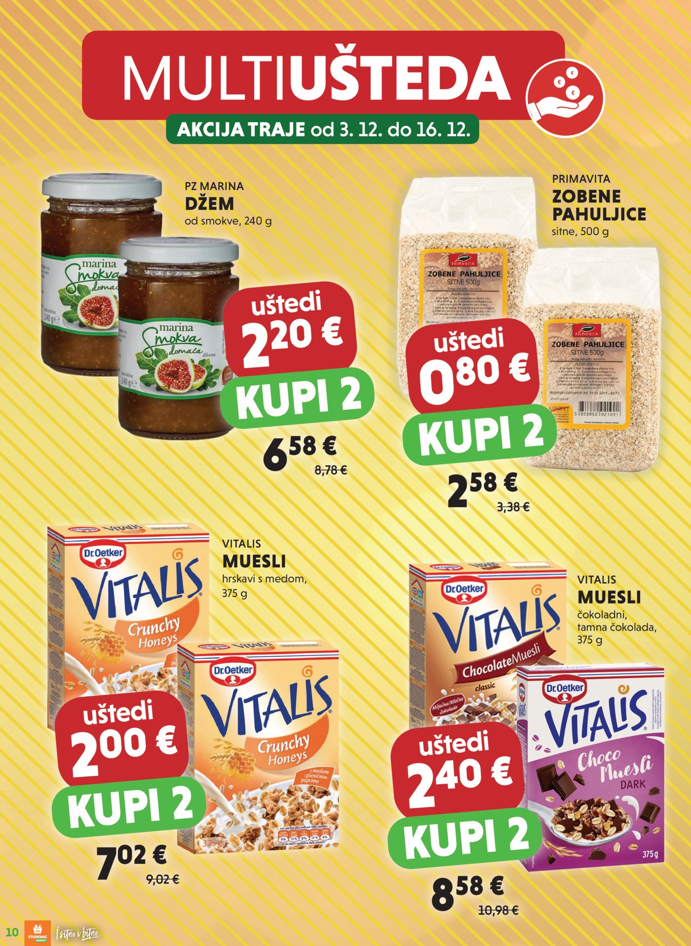 Studenac katalog Multiušteda 03.12. - 16.12.2025.