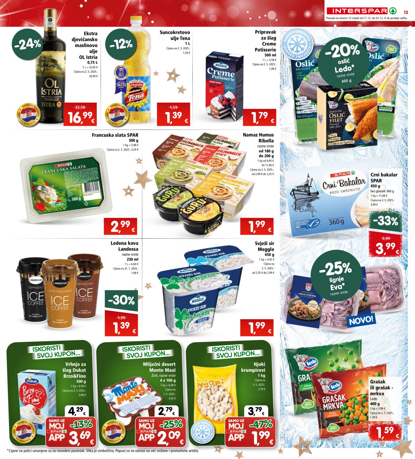 INTERSPAR katalog akcija 17.12.-24.12.2025.