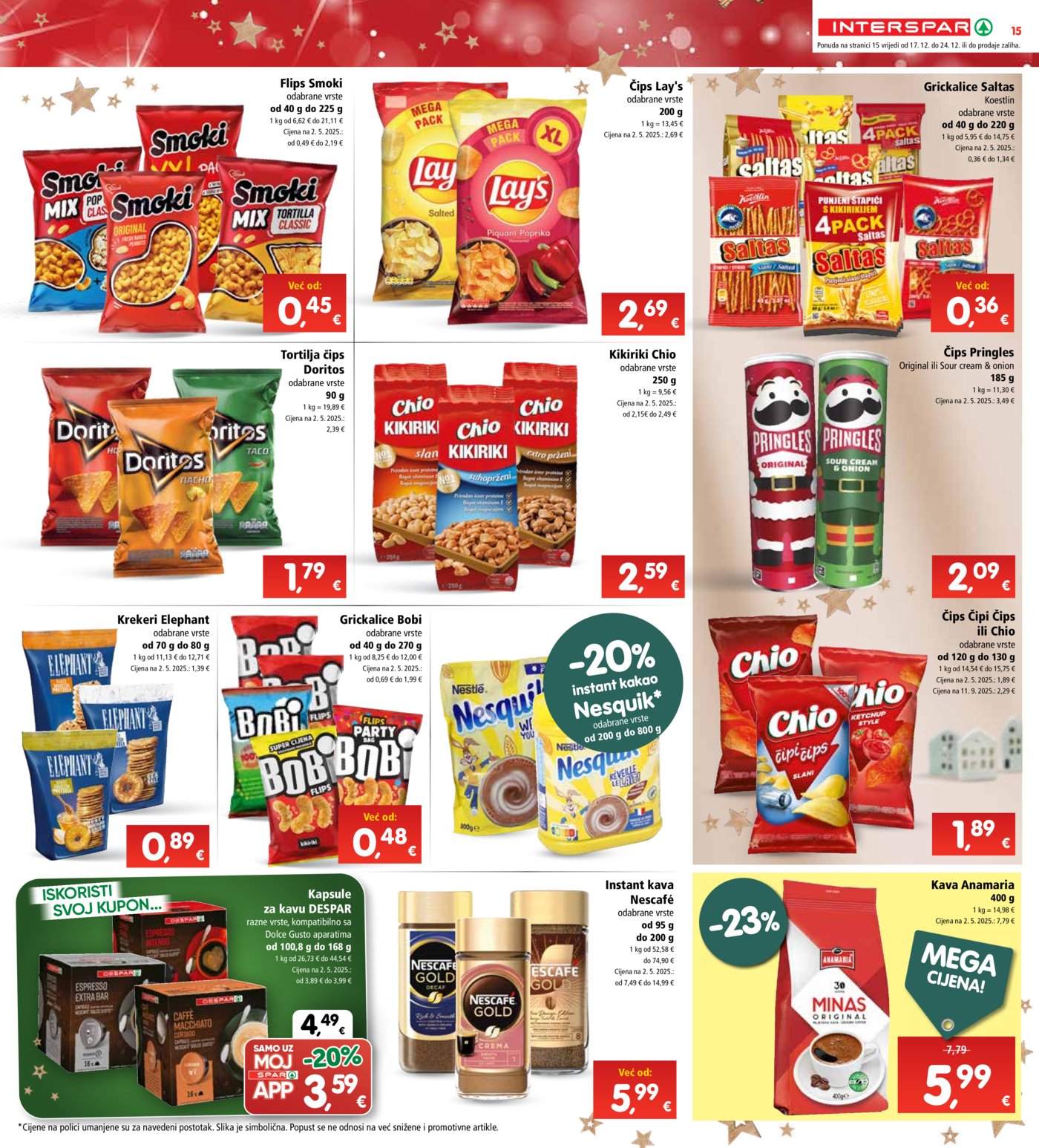 INTERSPAR katalog akcija 17.12.-24.12.2025.