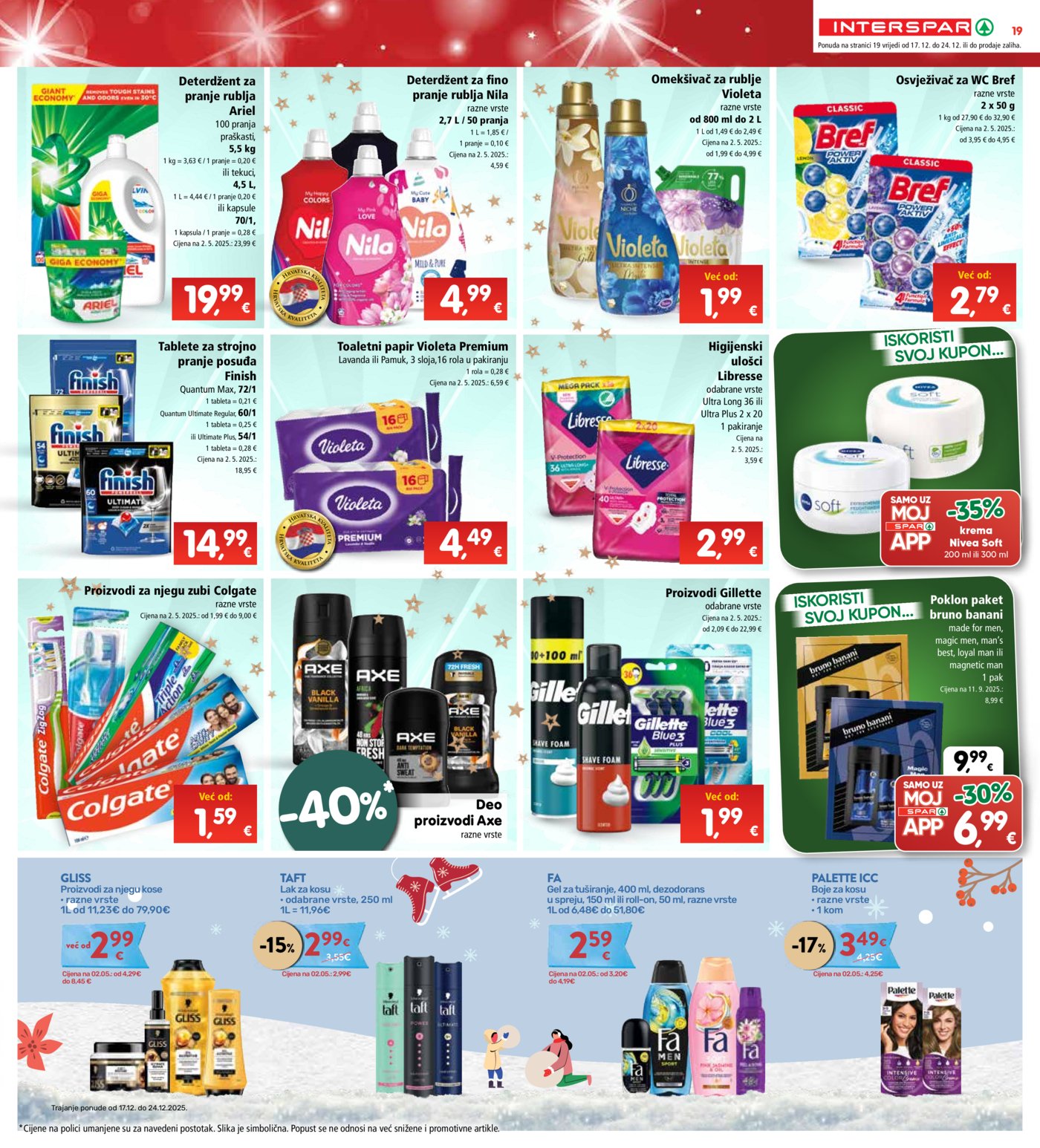 INTERSPAR katalog akcija 17.12.-24.12.2025.