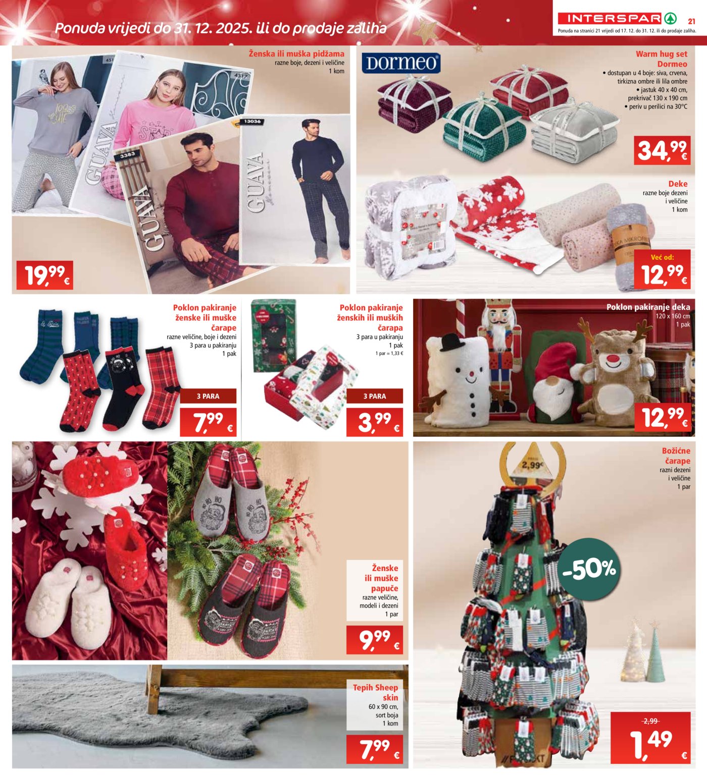 INTERSPAR katalog akcija 17.12.-24.12.2025.