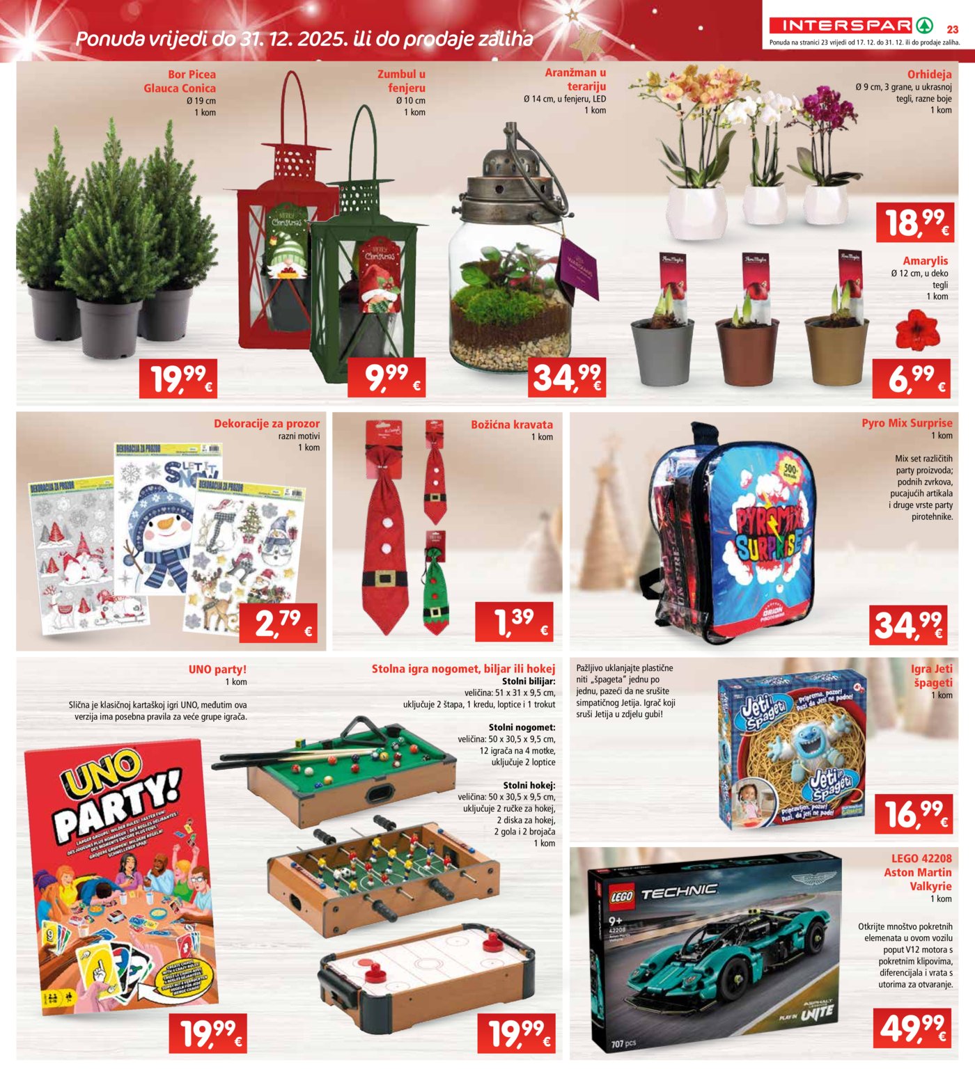 INTERSPAR katalog akcija 17.12.-24.12.2025.