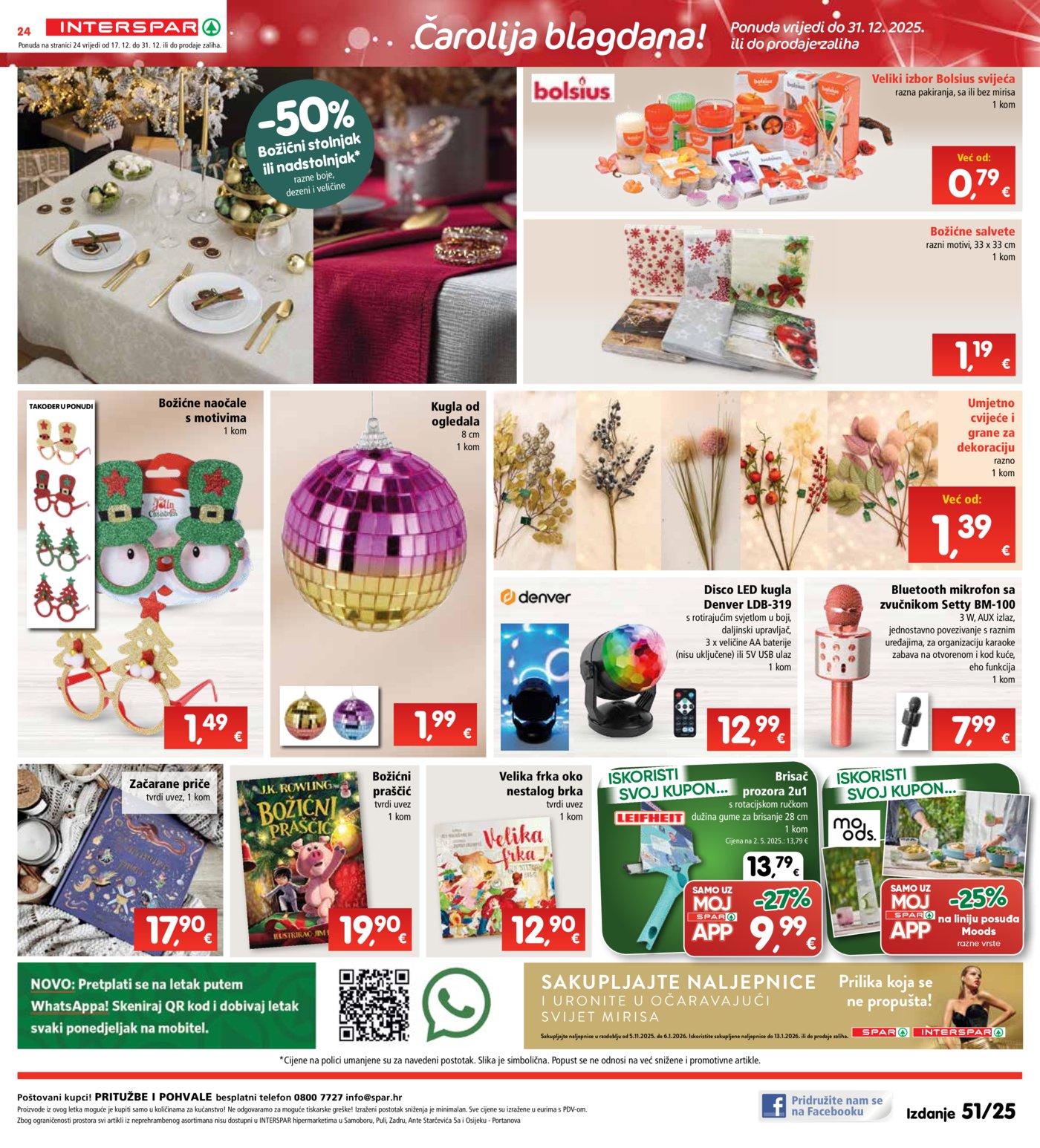 INTERSPAR katalog akcija 17.12.-24.12.2025.