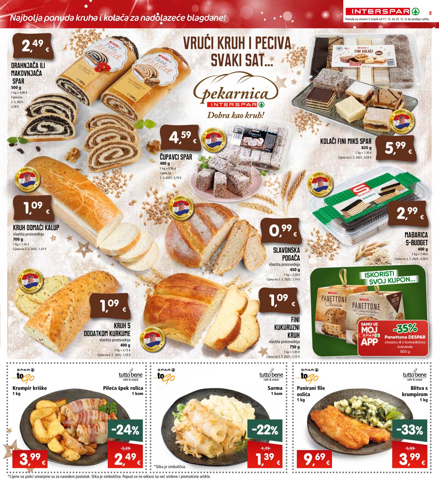 INTERSPAR katalog akcija 17.12.-24.12.2025.