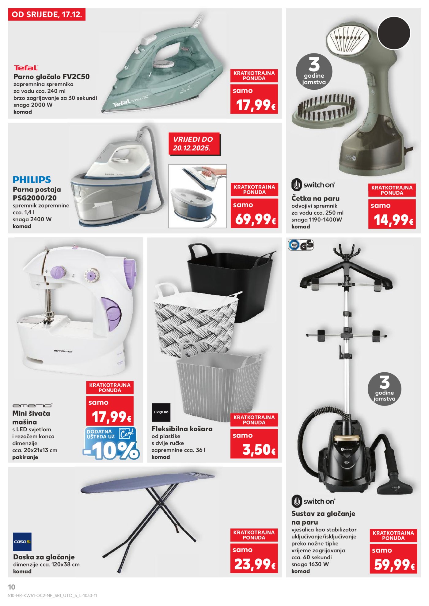 Kaufland katalog Neprehrambenih proizvoda 17.12. - 24.12.2025. Odabrane poslovnice