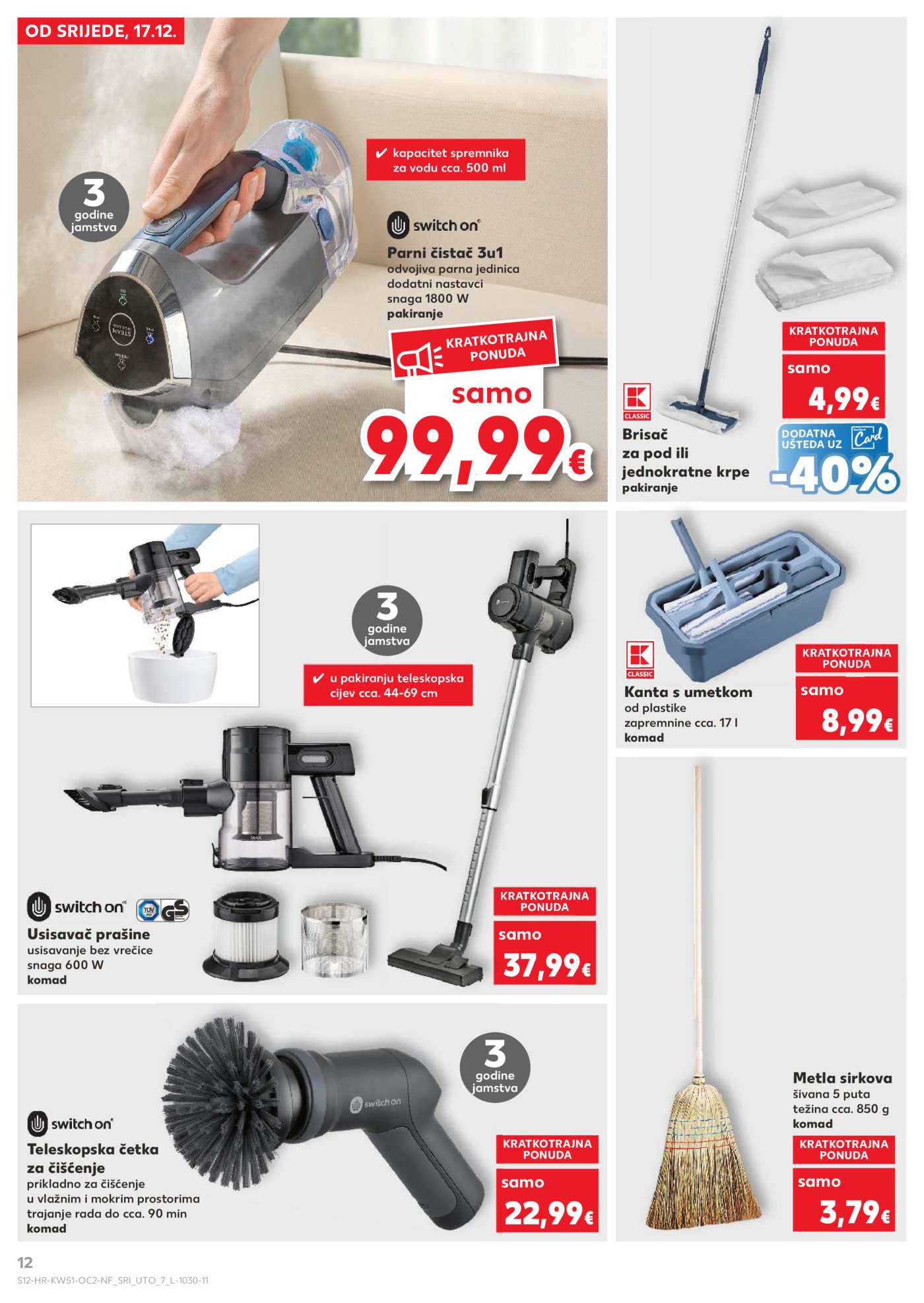 Kaufland katalog Neprehrambenih proizvoda 17.12. - 24.12.2025. Odabrane poslovnice
