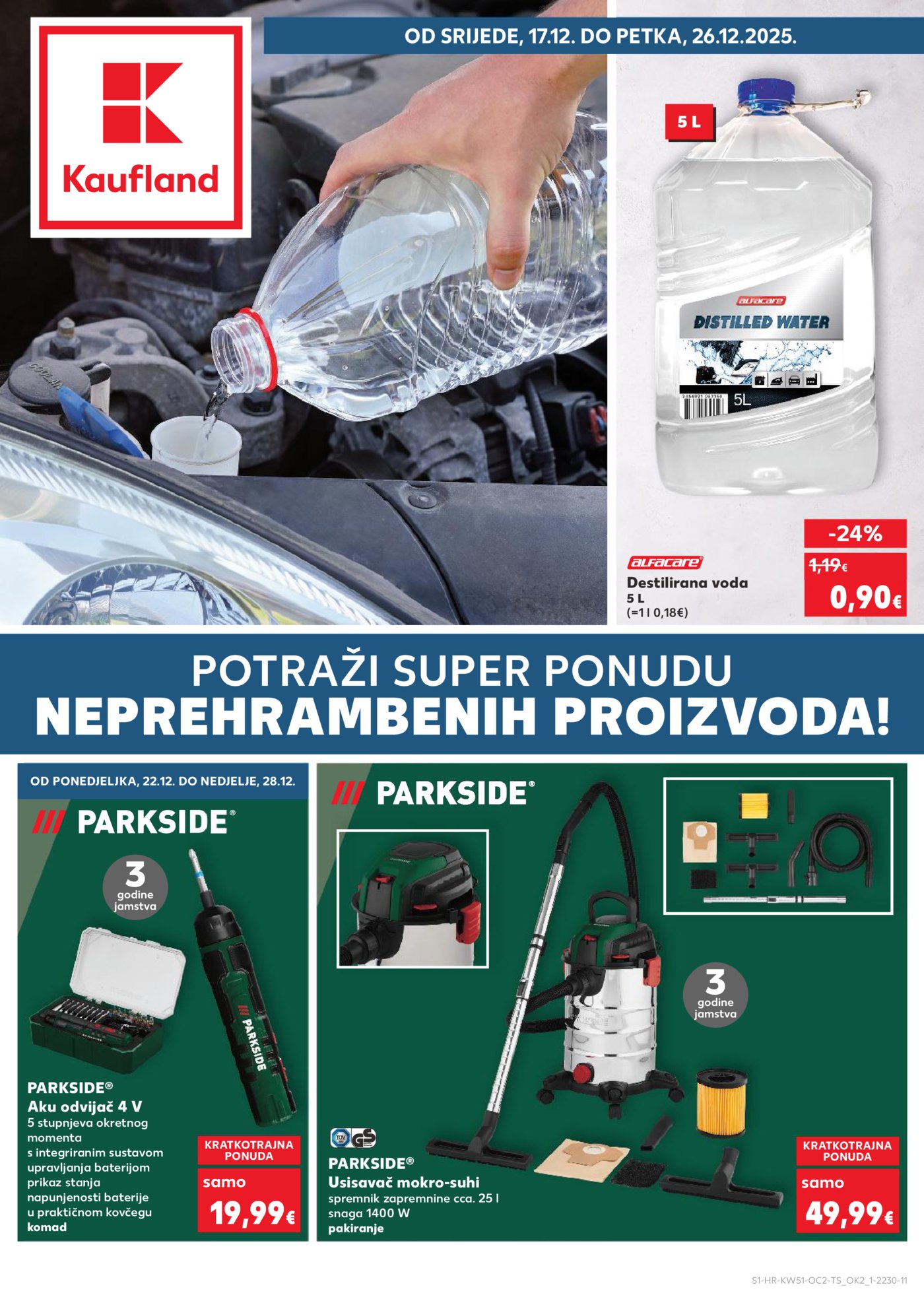 Kaufland katalog Neprehrambenih proizvoda 17.12. - 24.12.2025. VG, Po, Ro, Vo, Vu, DS, Ma, Iv, Lu