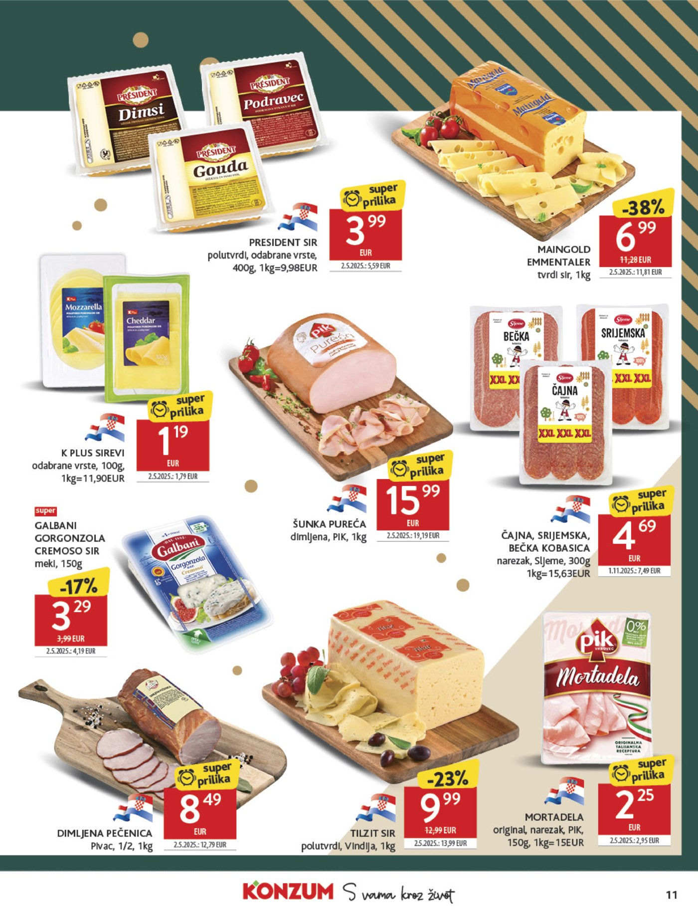 Konzum katalog Akcija 17.12. - 24.12.2025.