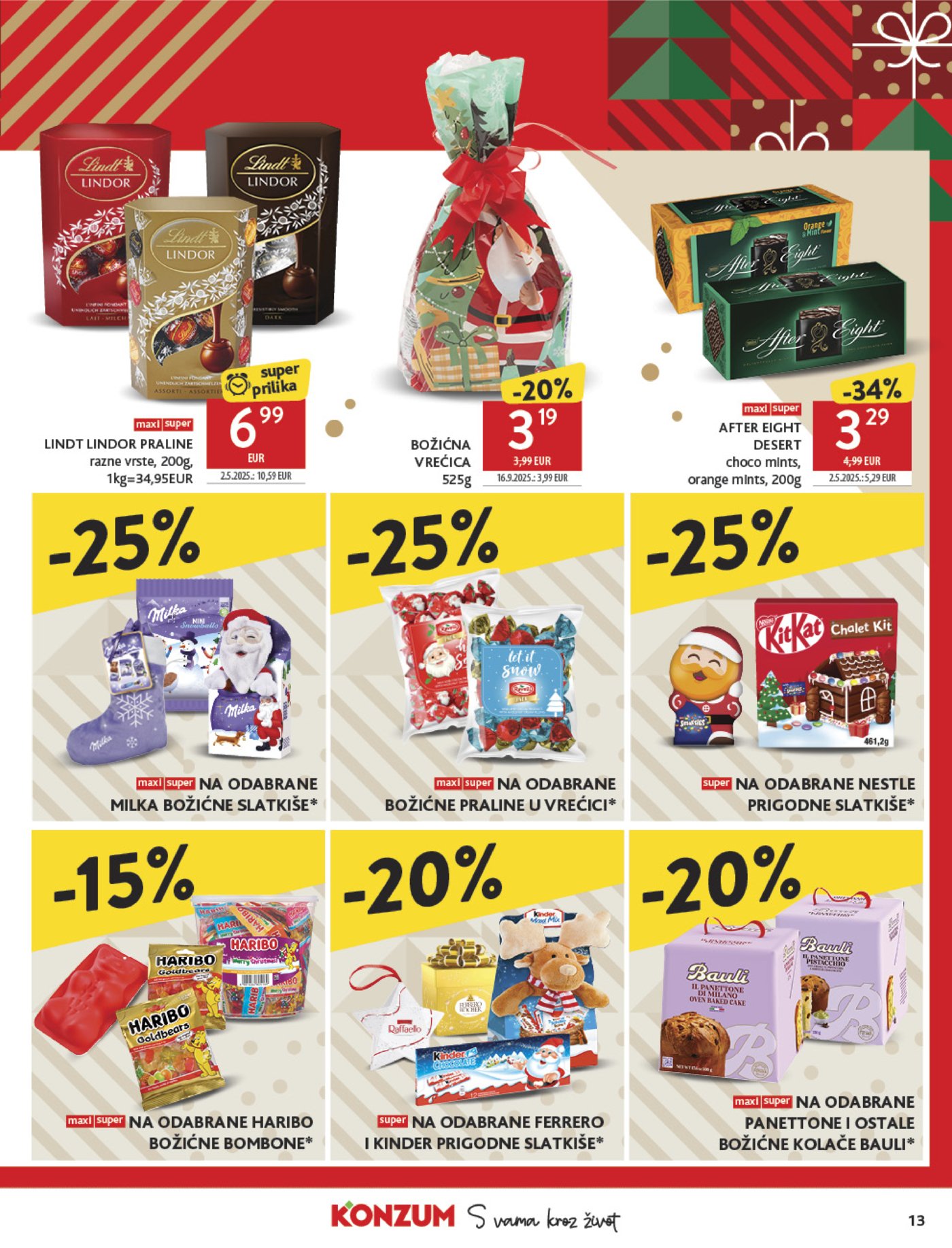 Konzum katalog Akcija 17.12. - 24.12.2025.