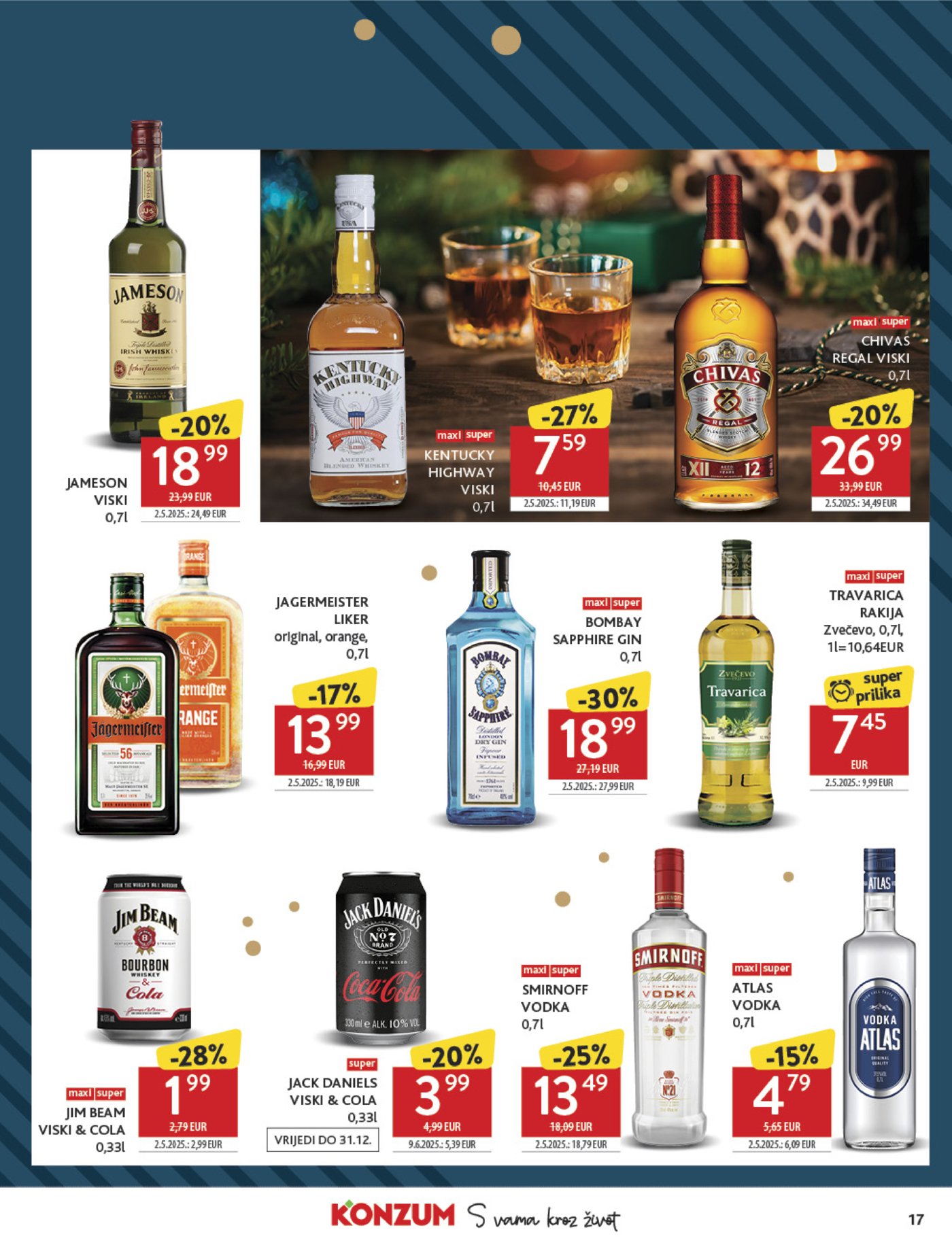 Konzum katalog Akcija 17.12. - 24.12.2025.