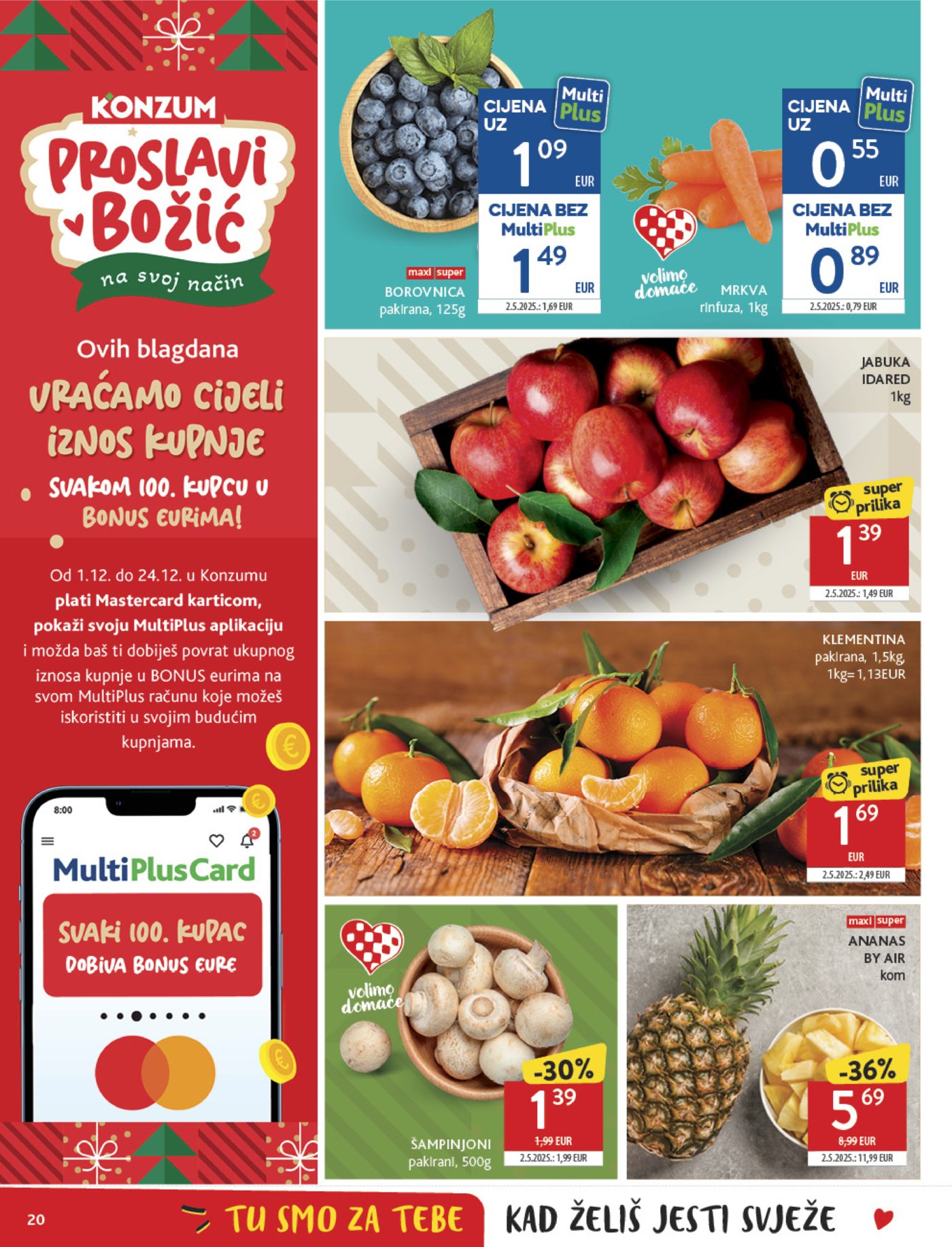Konzum katalog Akcija 17.12. - 24.12.2025.