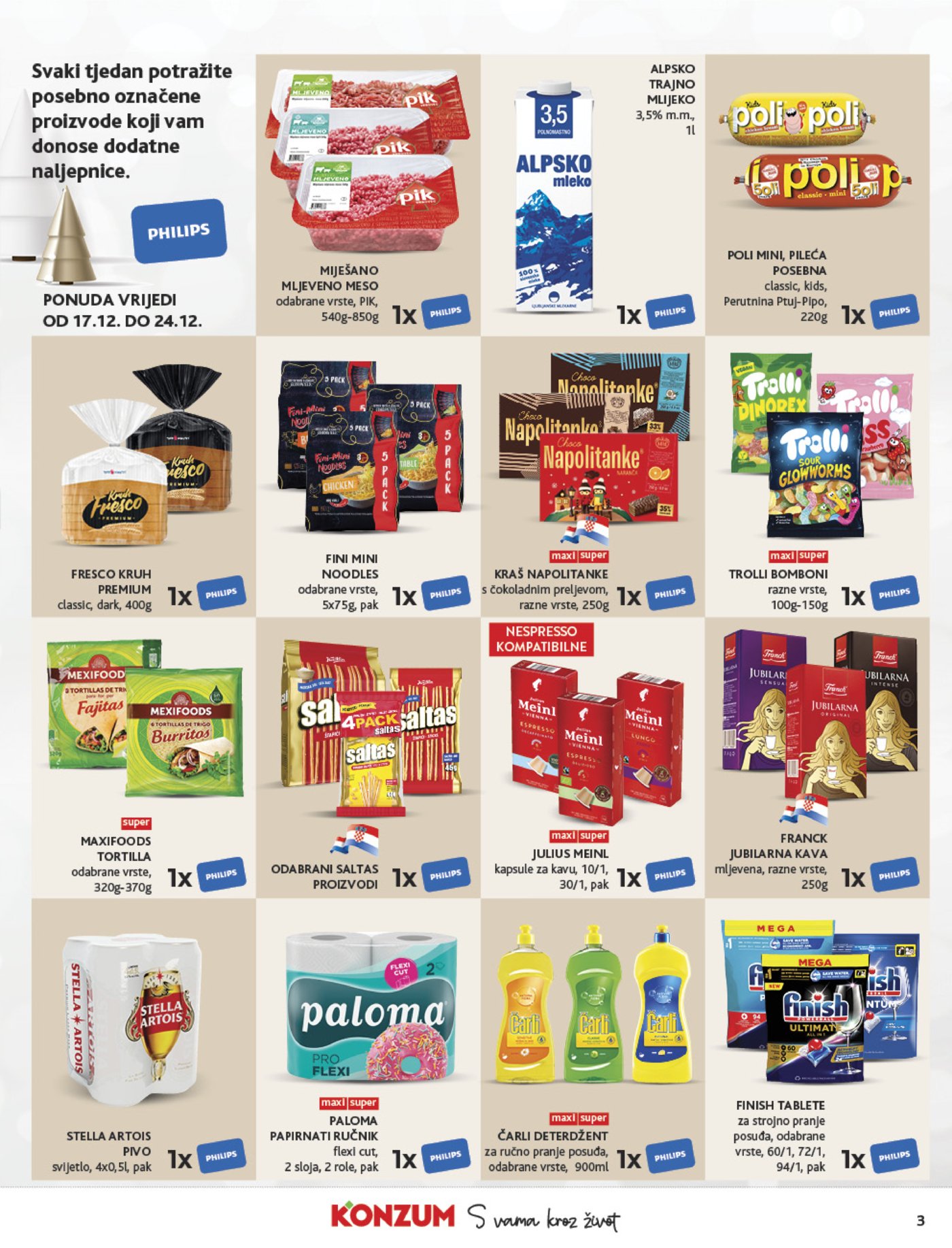 Konzum katalog Akcija 17.12. - 24.12.2025.