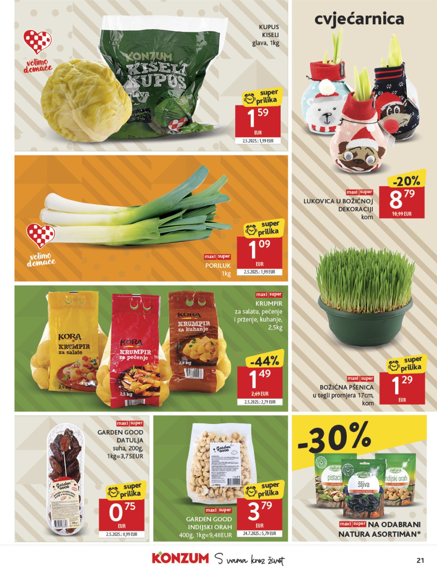 Konzum katalog Akcija 17.12. - 24.12.2025.
