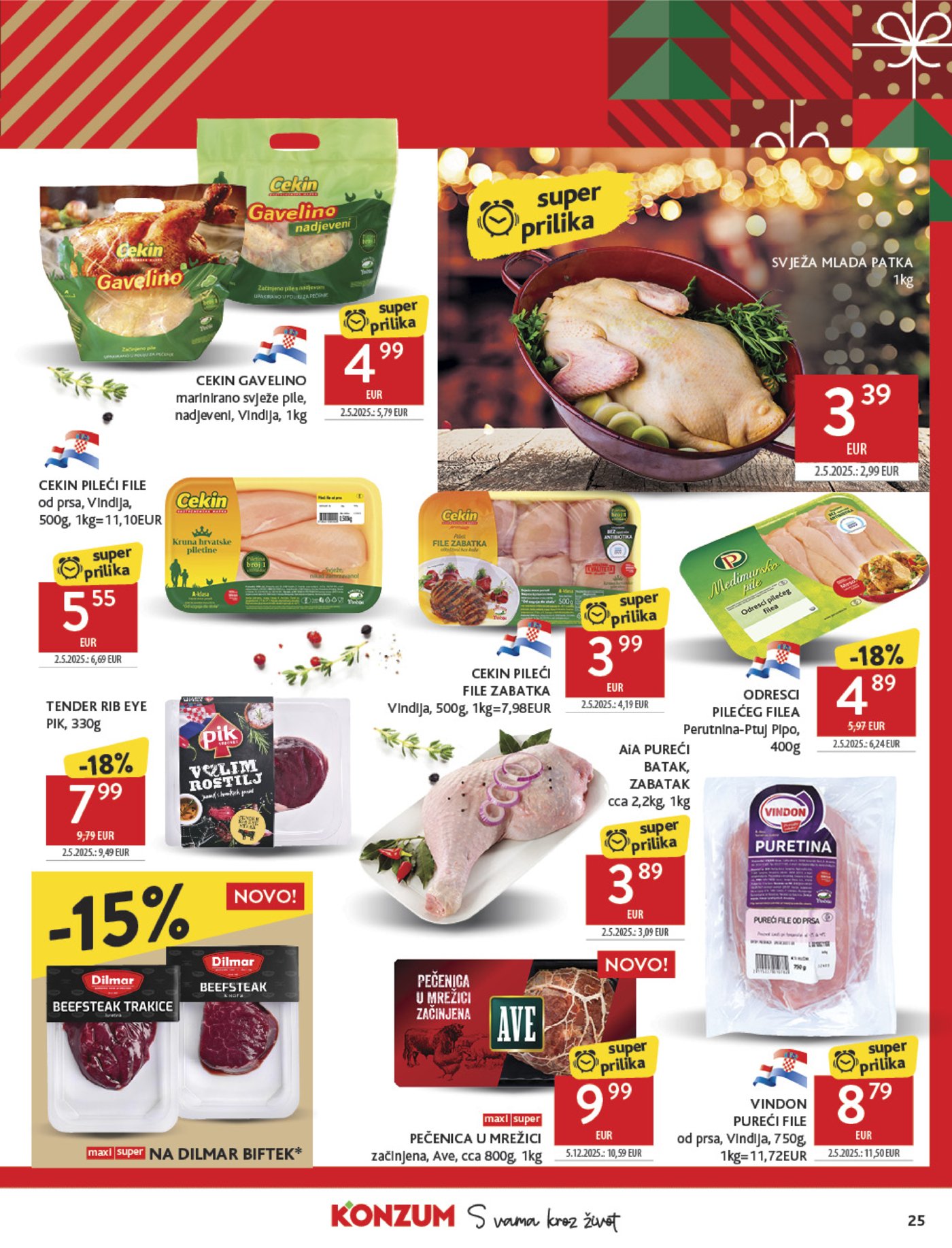 Konzum katalog Akcija 17.12. - 24.12.2025.