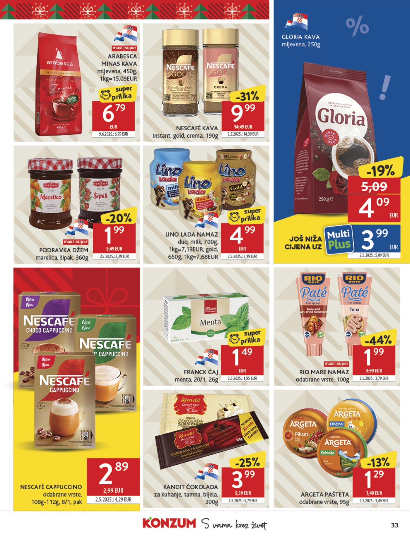 Konzum katalog Akcija 17.12. - 24.12.2025.