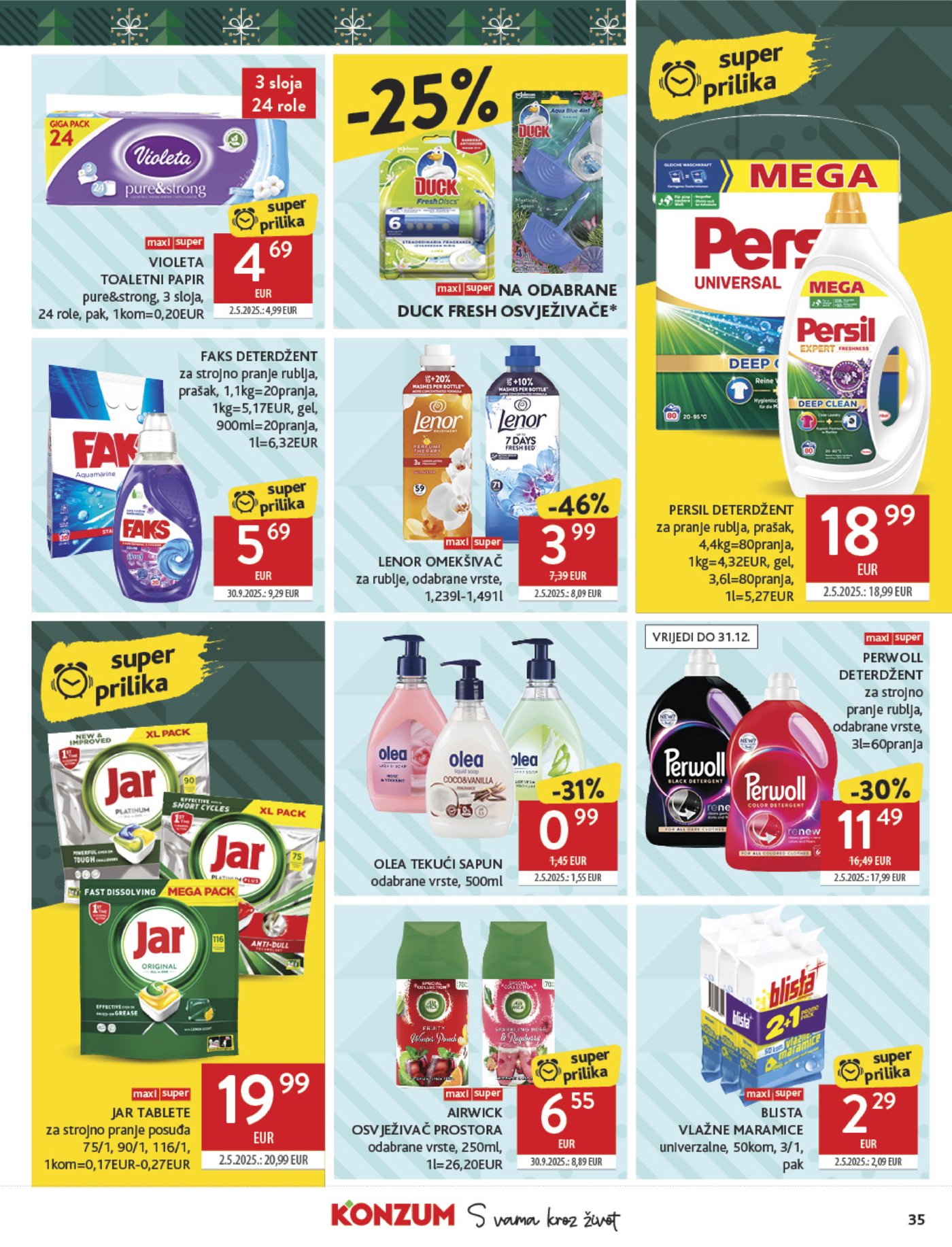 Konzum katalog Akcija 17.12. - 24.12.2025.