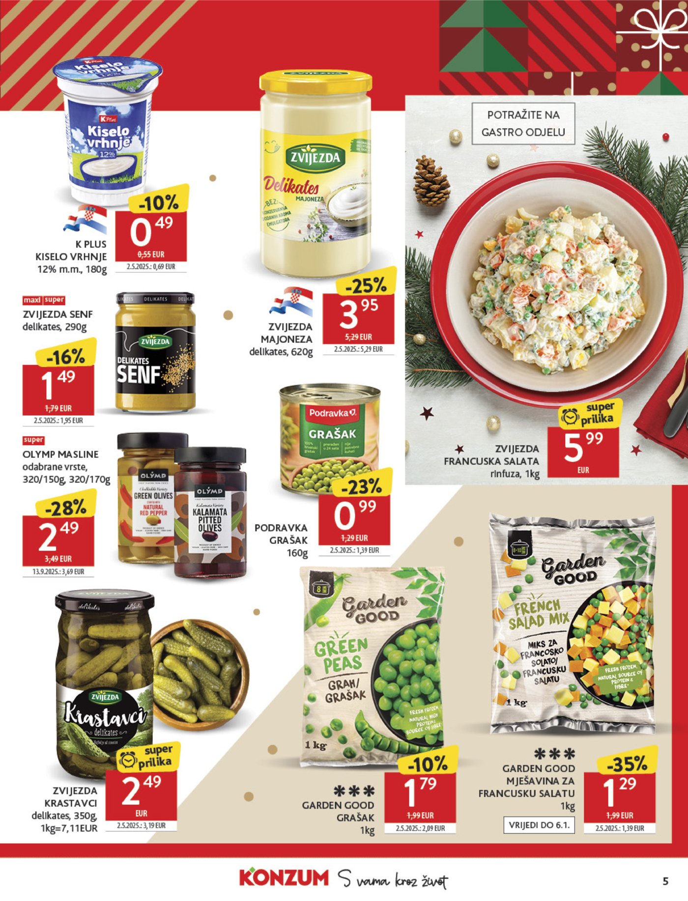 Konzum katalog Akcija 17.12. - 24.12.2025.