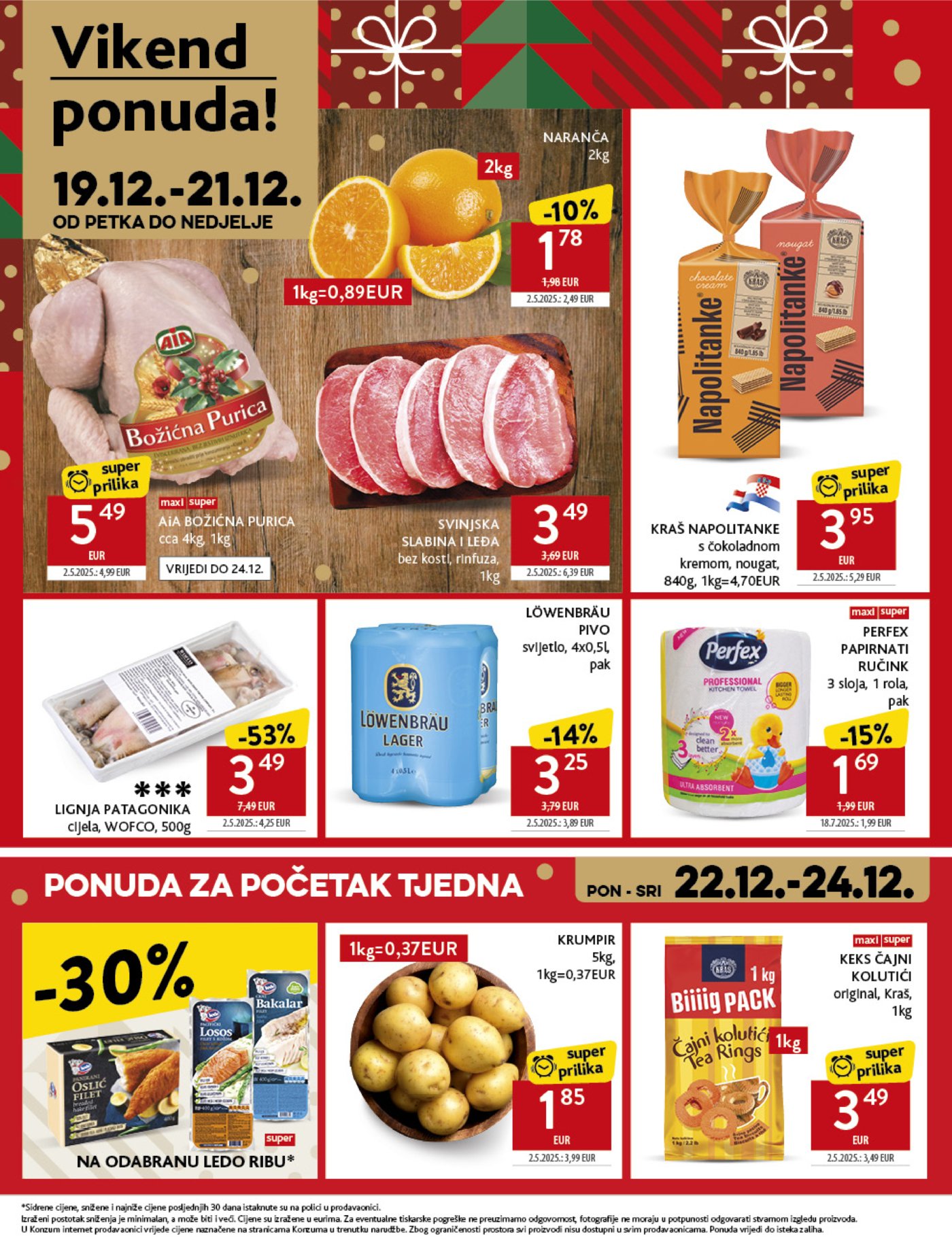 Konzum katalog Akcija 17.12. - 24.12.2025.