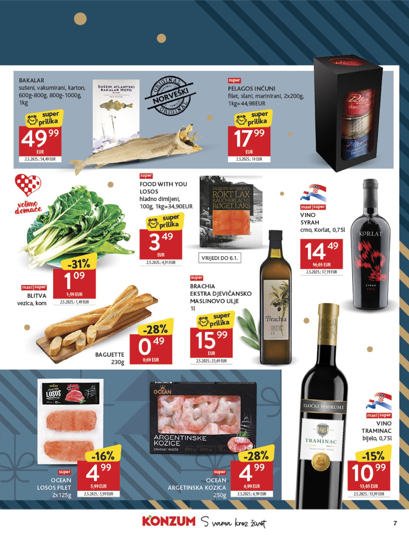 Konzum katalog Akcija 17.12. - 24.12.2025.