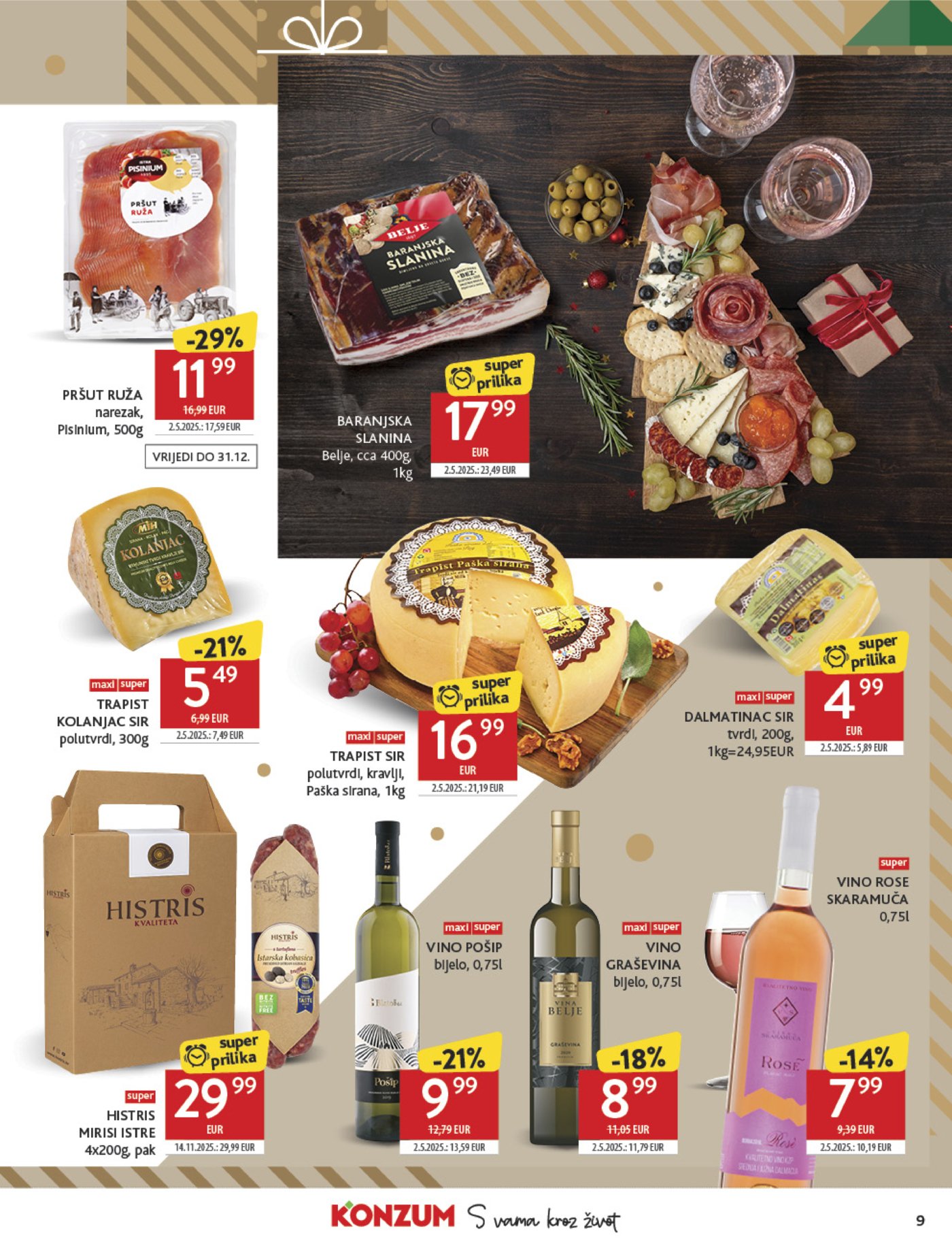 Konzum katalog Akcija 17.12. - 24.12.2025.