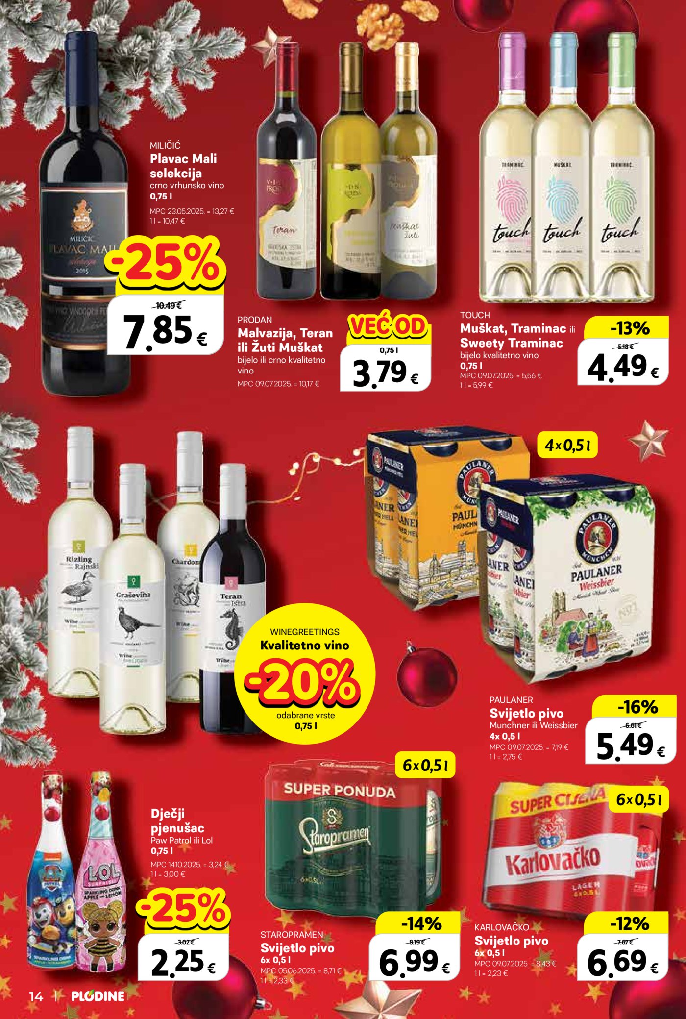Plodine katalog Akcija 17.12. - 24.12.2025.