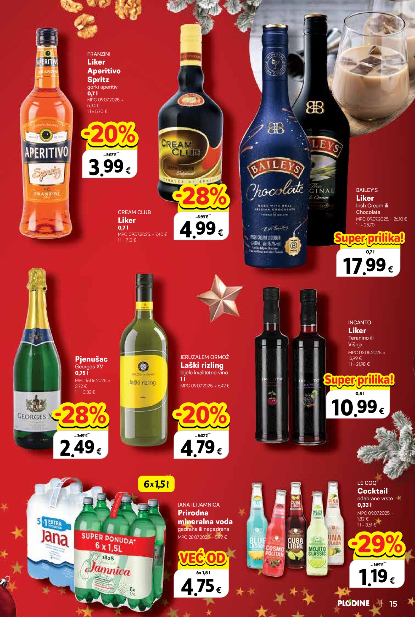 Plodine katalog Akcija 17.12. - 24.12.2025.