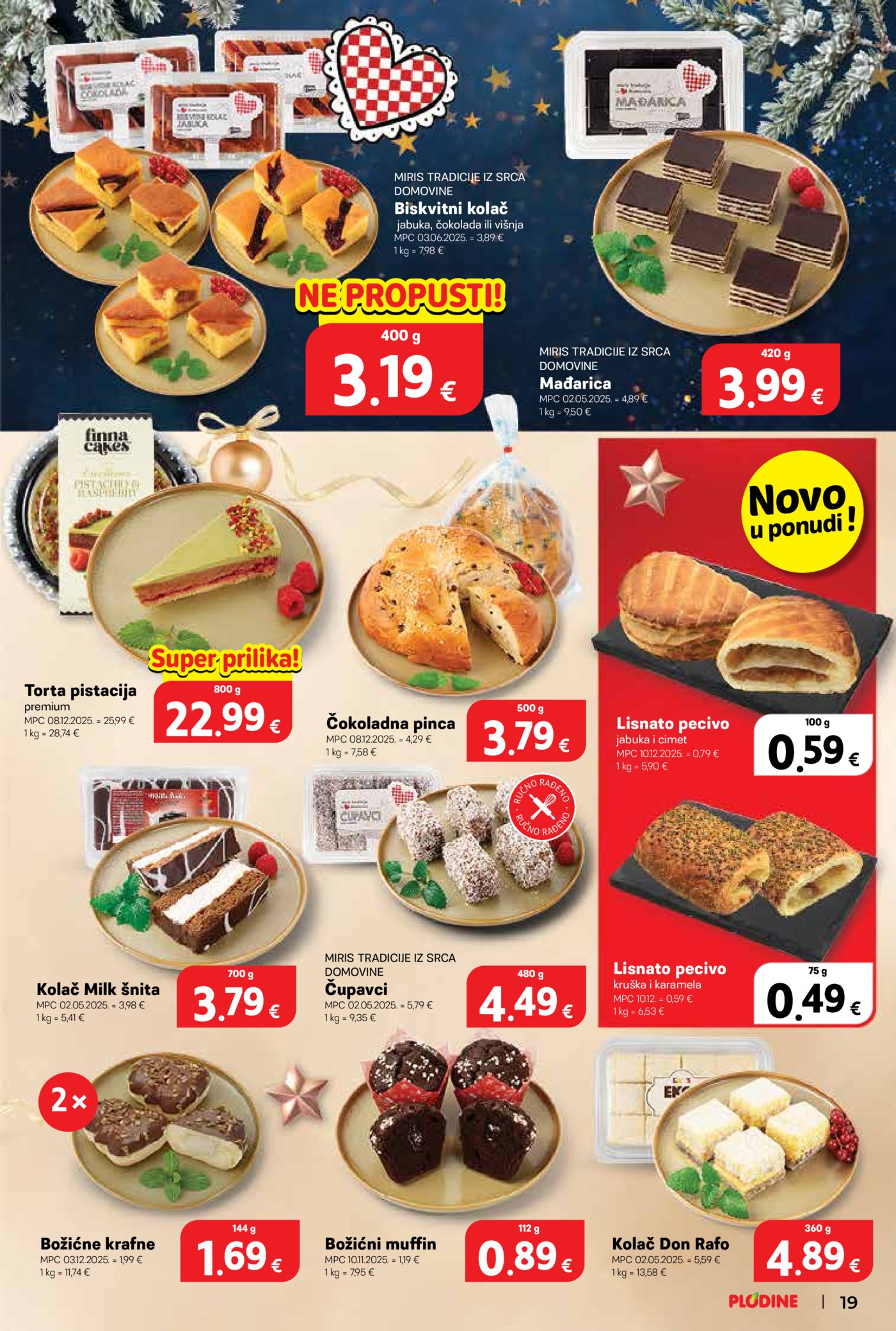 Plodine katalog Akcija 17.12. - 24.12.2025.