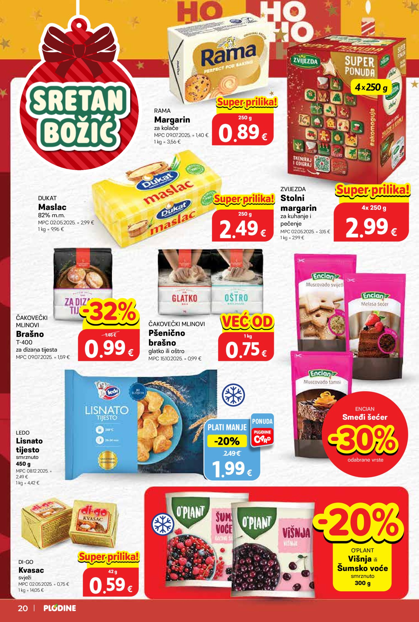 Plodine katalog Akcija 17.12. - 24.12.2025.