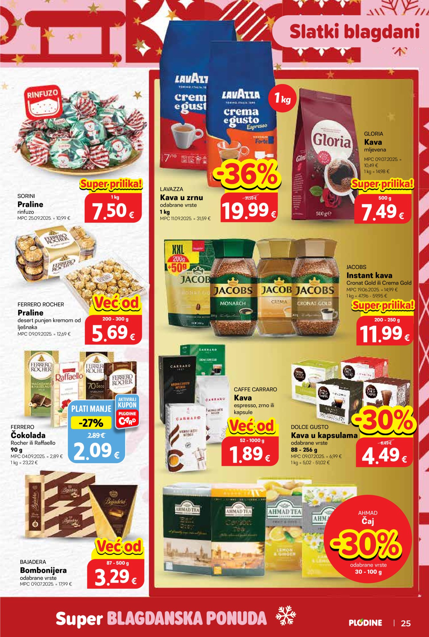 Plodine katalog Akcija 17.12. - 24.12.2025.