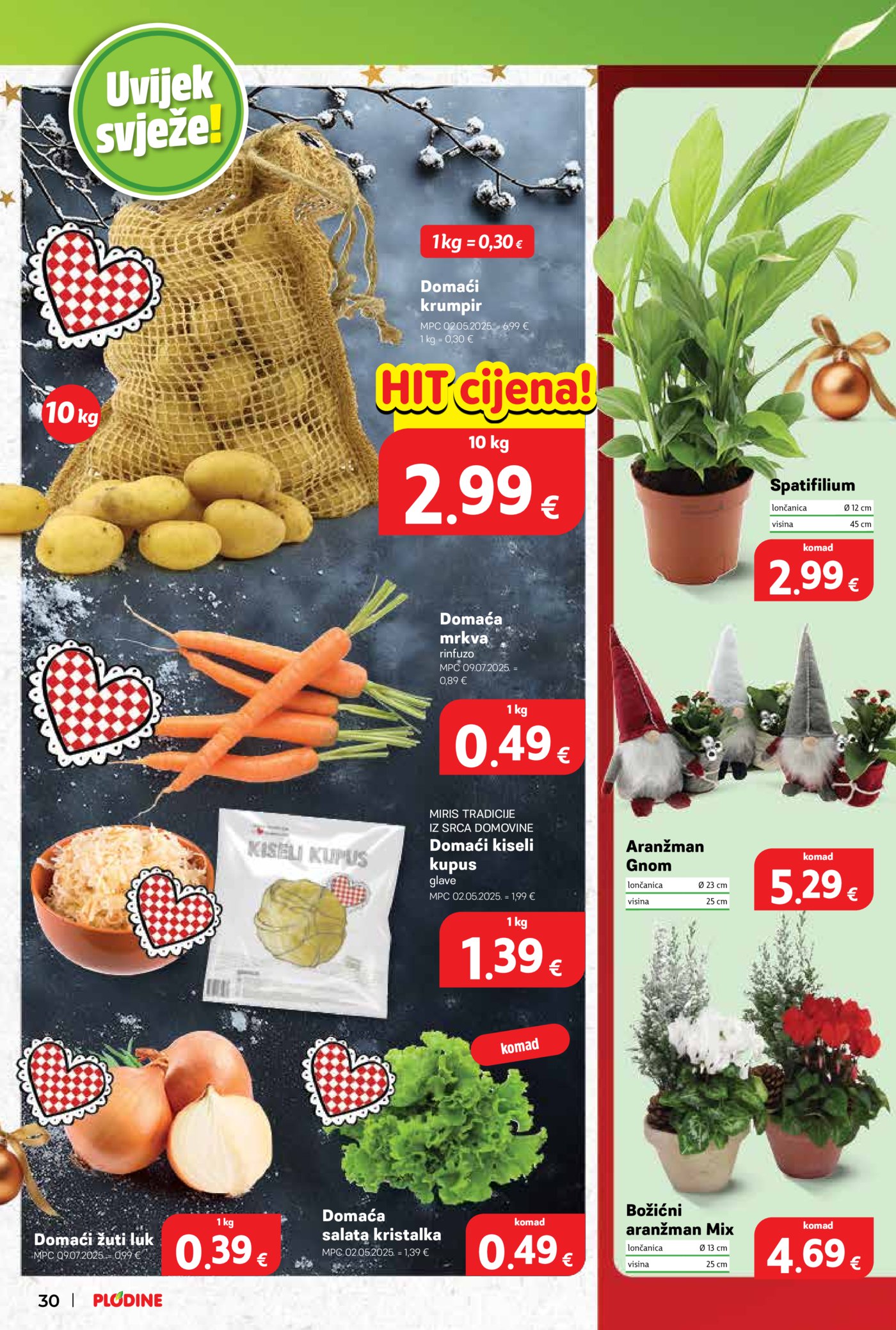 Plodine katalog Akcija 17.12. - 24.12.2025.
