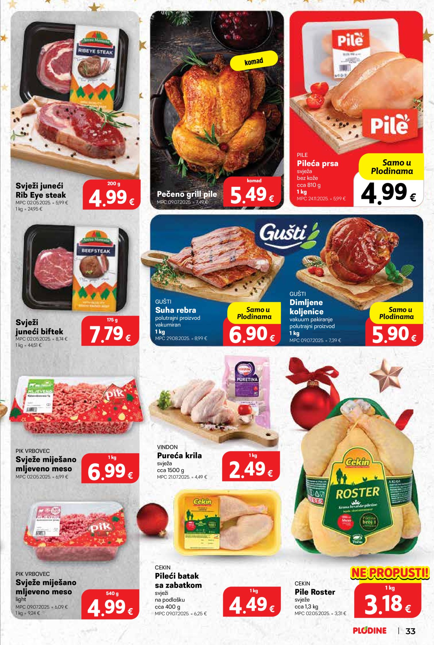 Plodine katalog Akcija 17.12. - 24.12.2025.