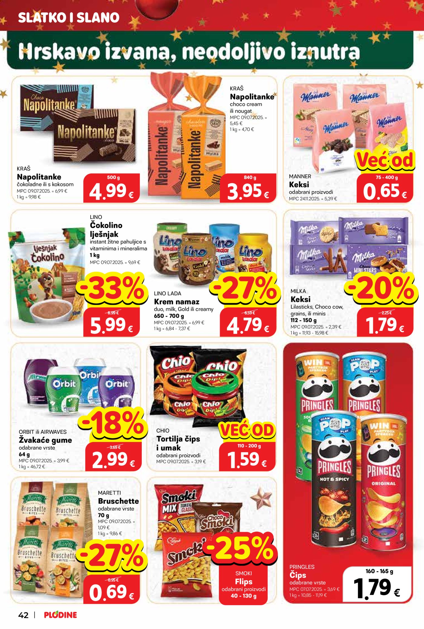 Plodine katalog Akcija 17.12. - 24.12.2025.