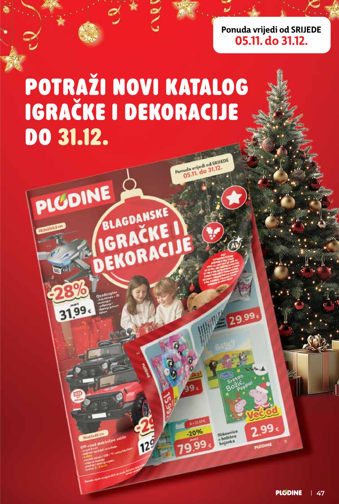 Plodine katalog Akcija 17.12. - 24.12.2025.