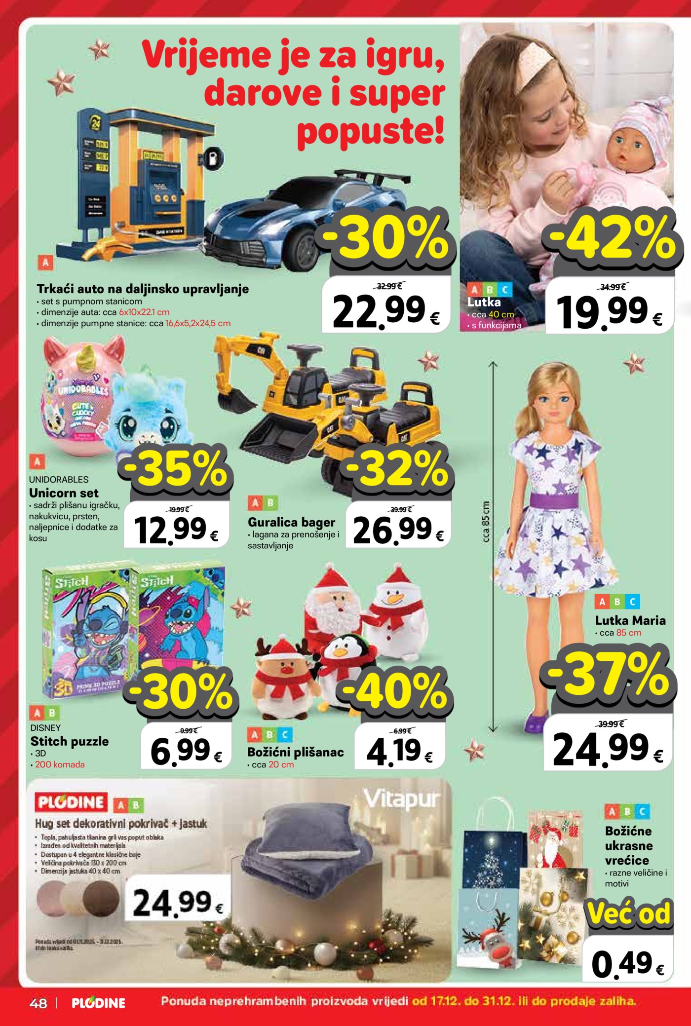 Plodine katalog Akcija 17.12. - 24.12.2025.