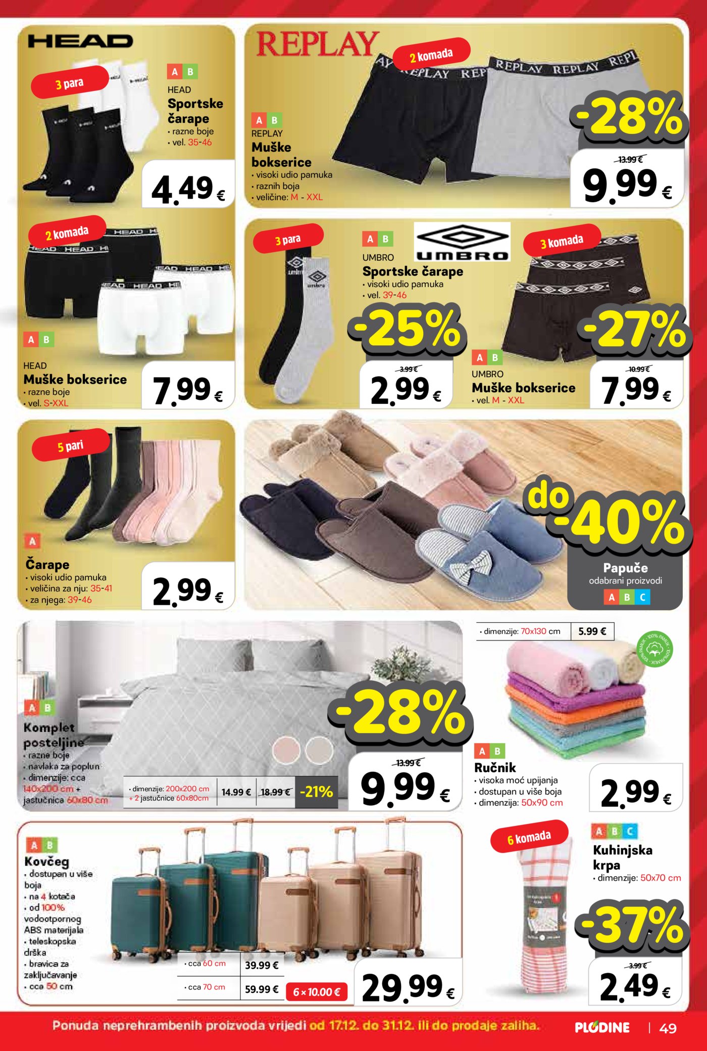 Plodine katalog Akcija 17.12. - 24.12.2025.