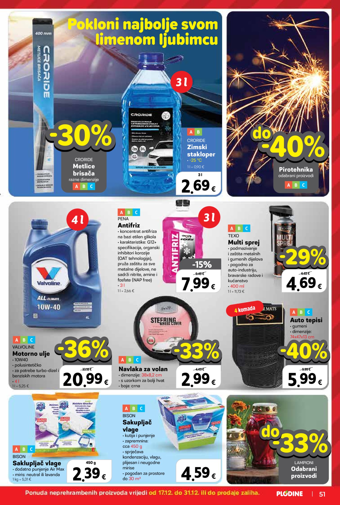 Plodine katalog Akcija 17.12. - 24.12.2025.