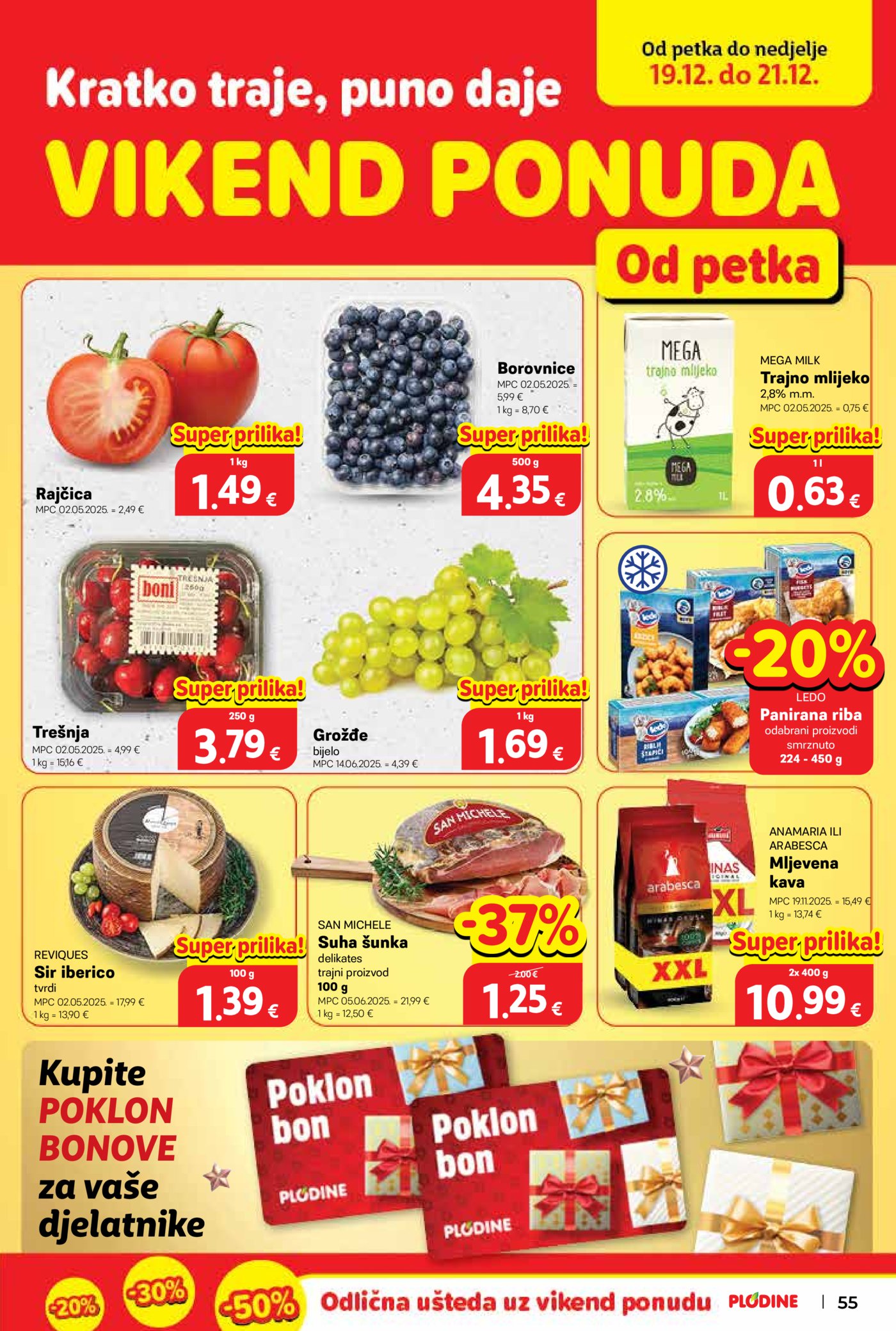 Plodine katalog Akcija 17.12. - 24.12.2025.