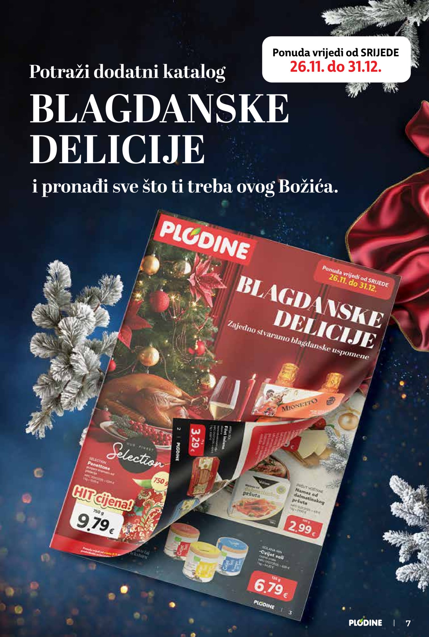 Plodine katalog Akcija 17.12. - 24.12.2025.