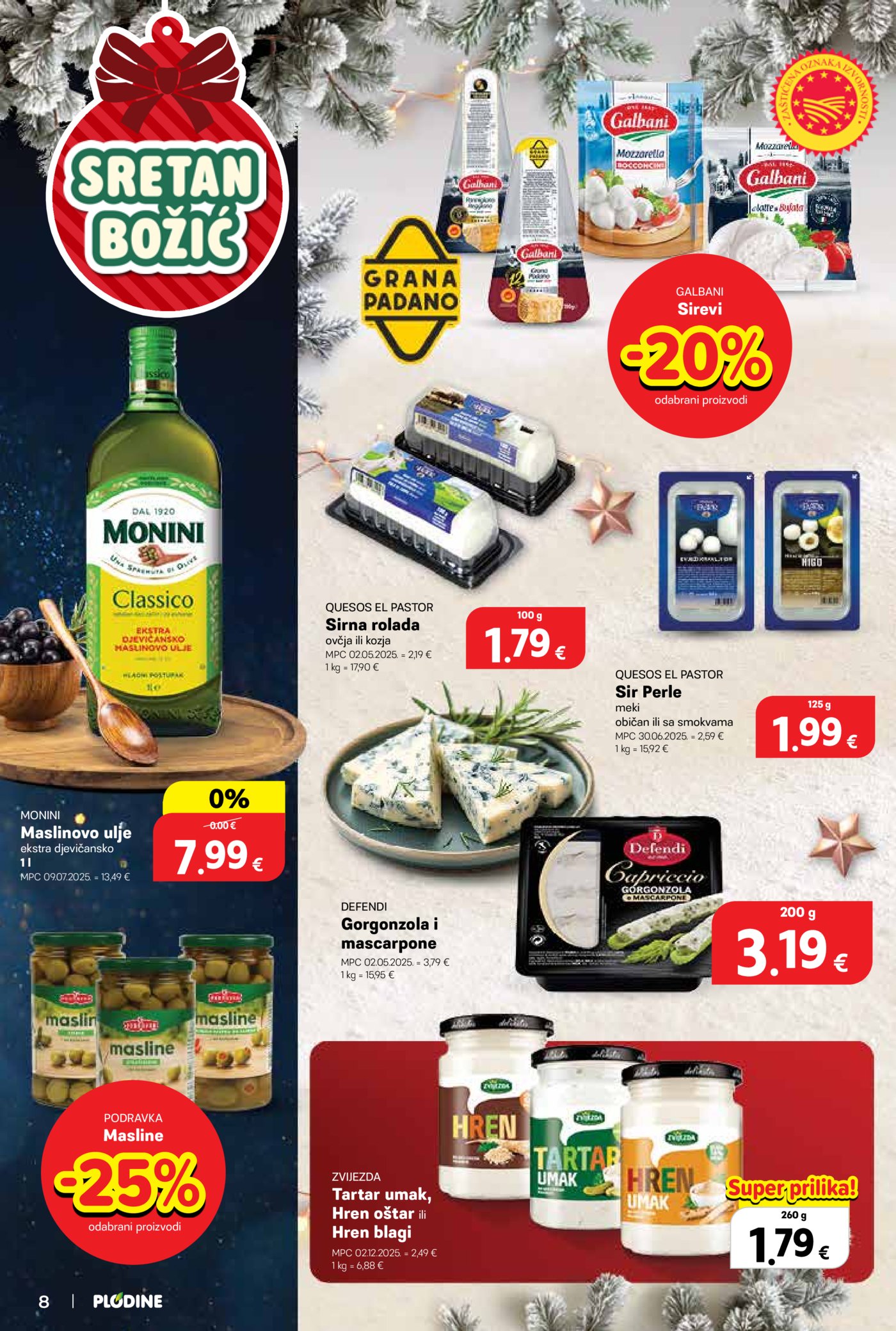 Plodine katalog Akcija 17.12. - 24.12.2025.