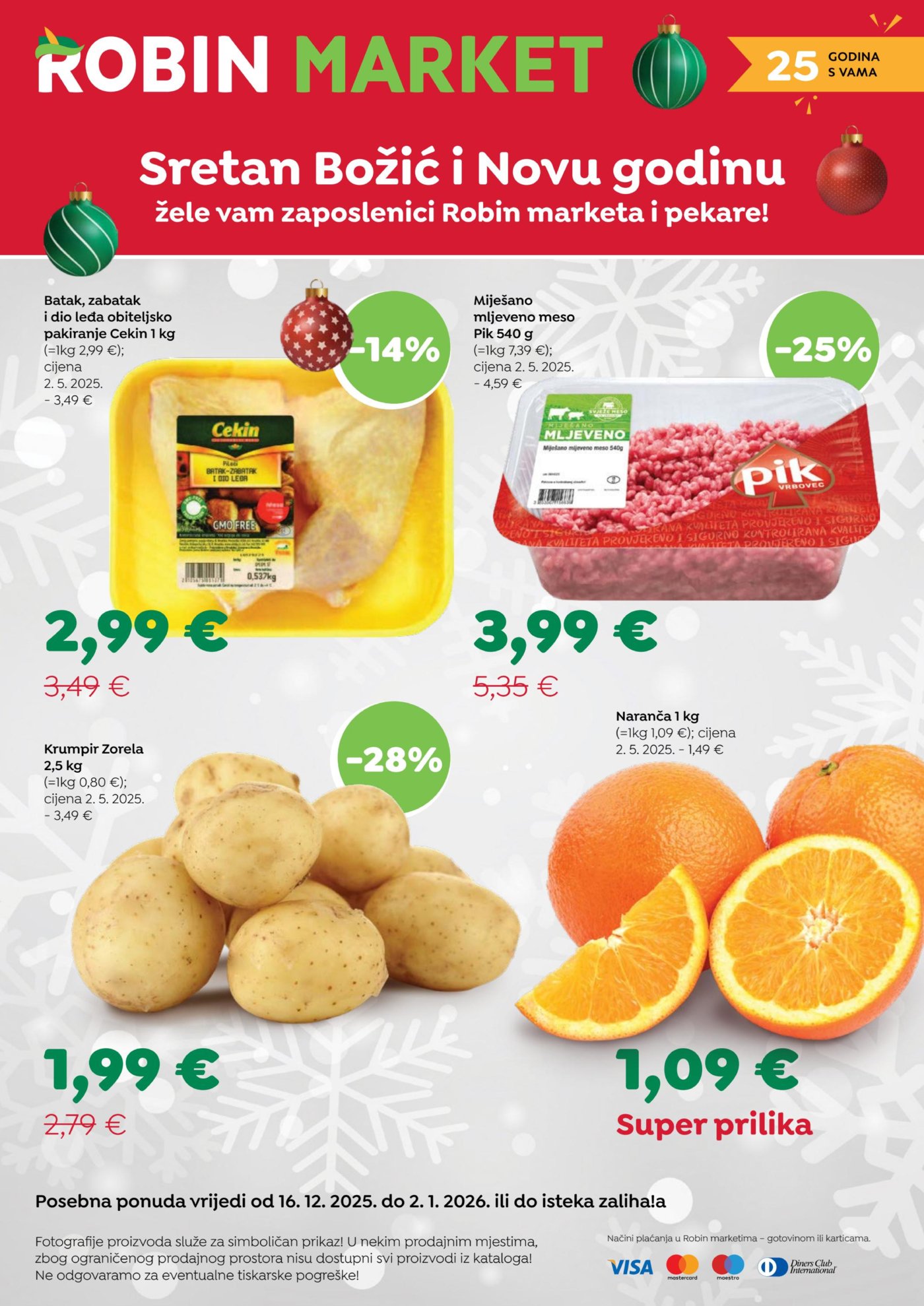 Robin katalog Akcija 16.12. - 02.01.2026.
