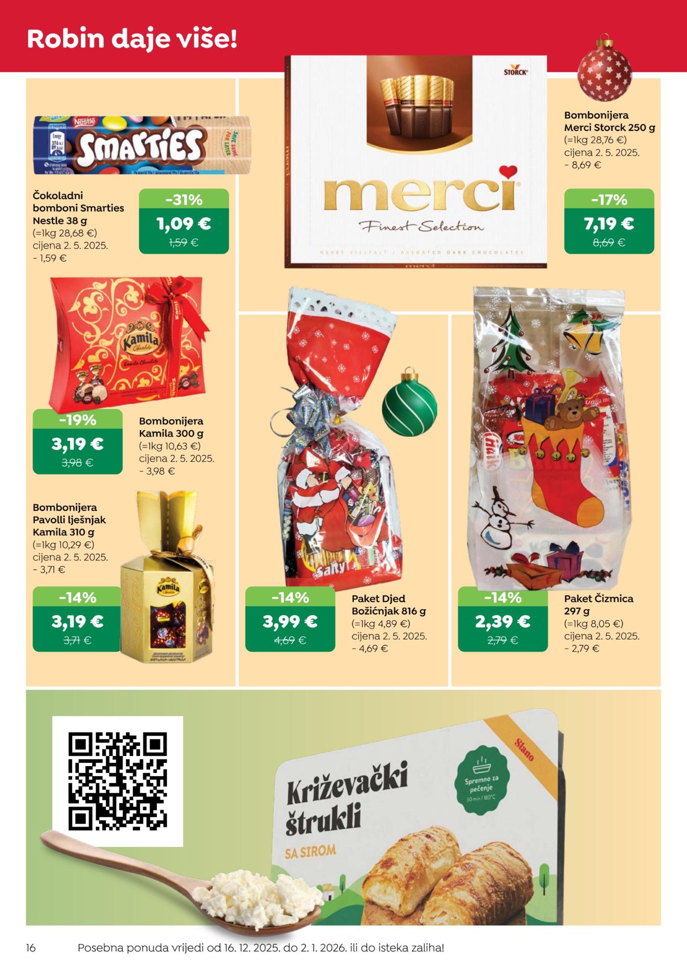 Robin katalog Akcija 16.12. - 02.01.2026.