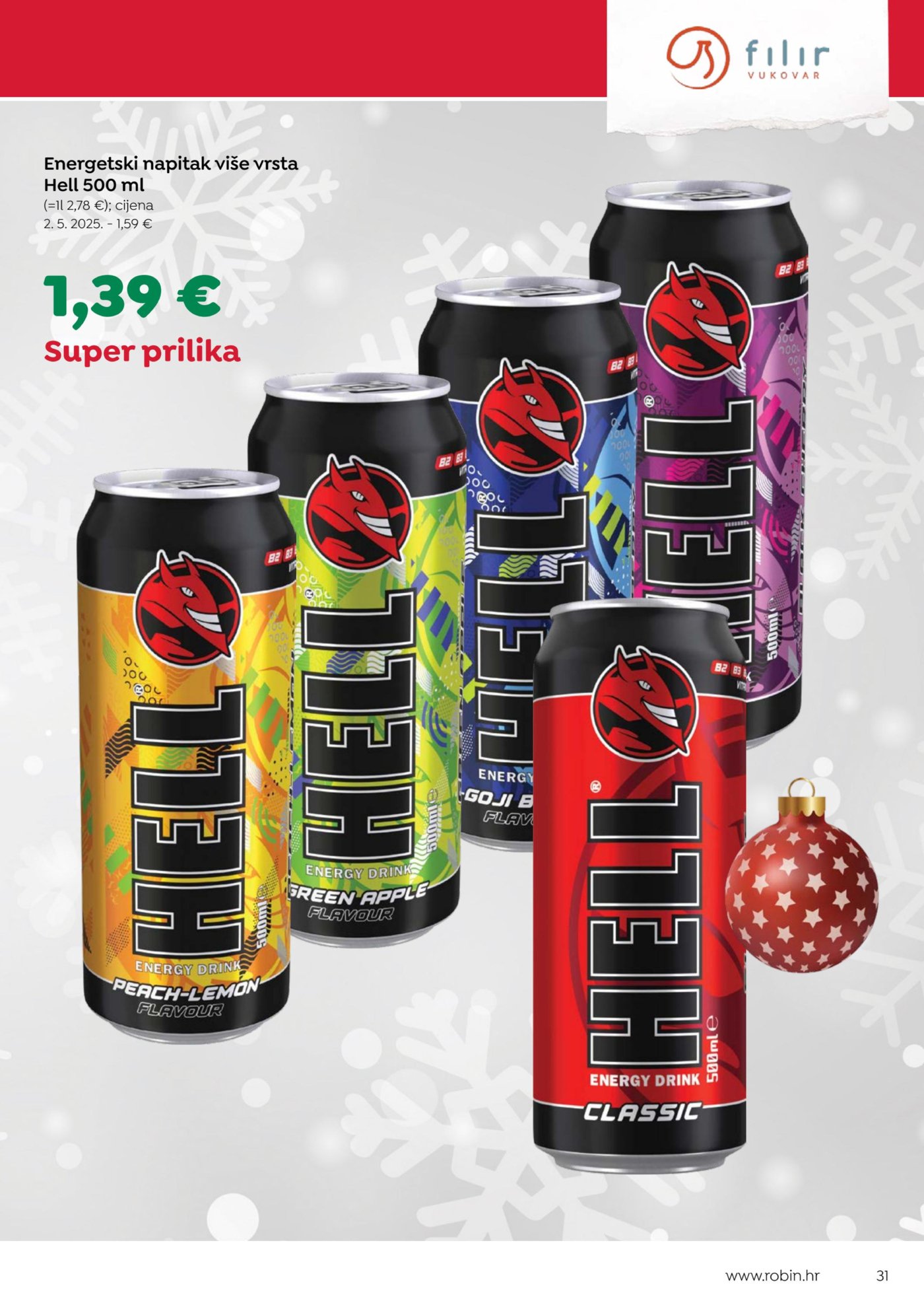 Robin katalog Akcija 16.12. - 02.01.2026.